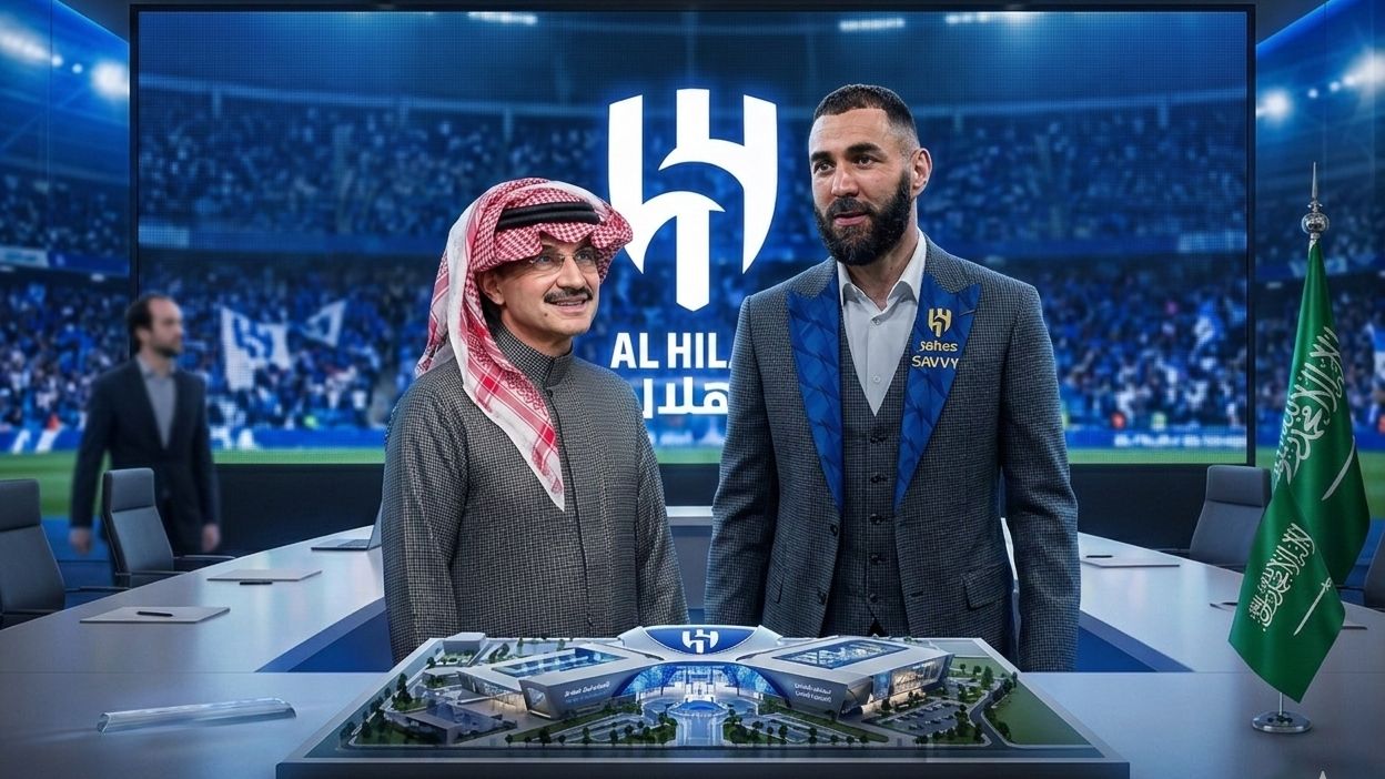 Karim Benzema Al Waleed bin Talal GOAL ONLY