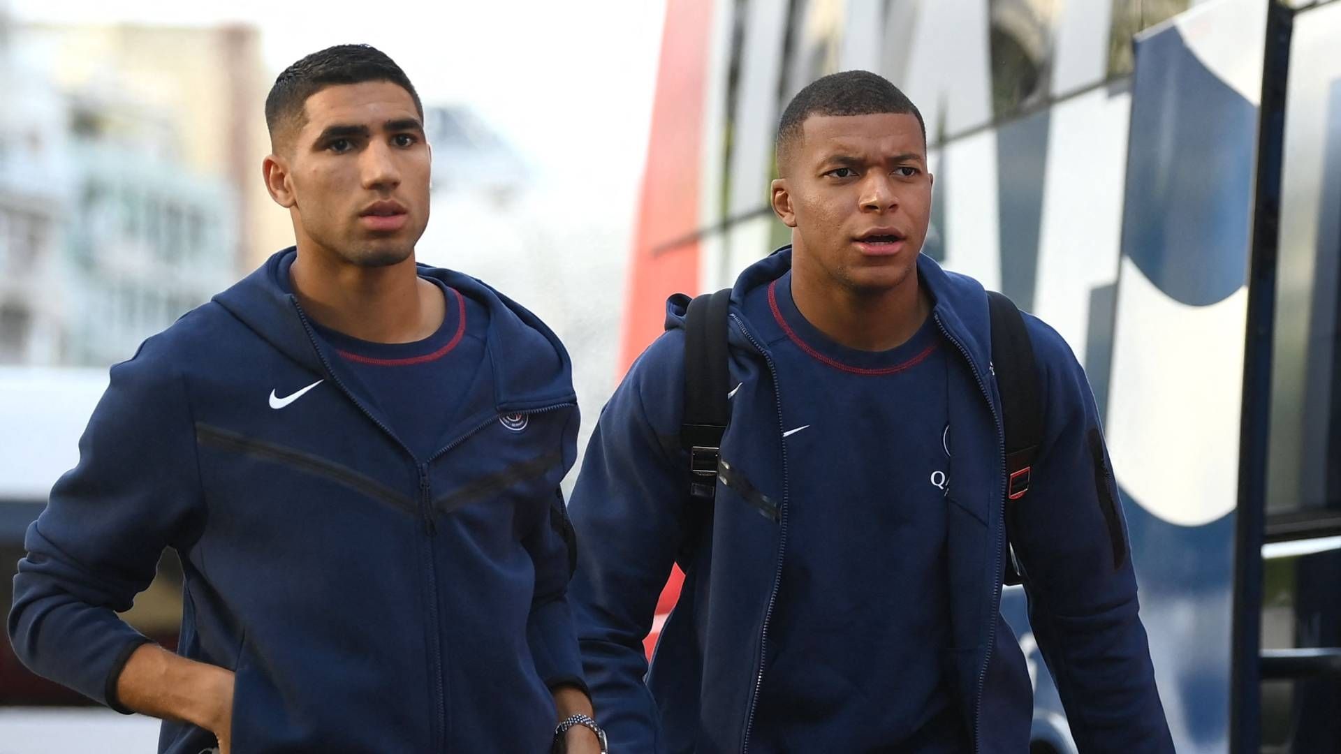 Kylian Mbappe Achraf Hakimi PSG