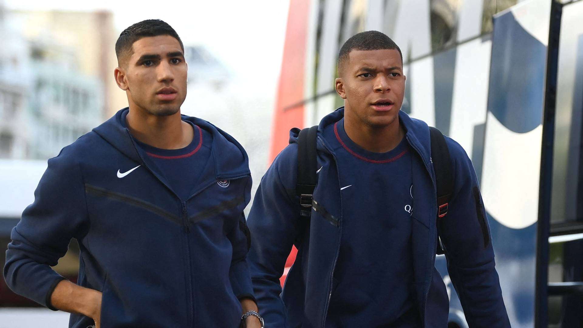 Kylian Mbappe Achraf Hakimi PSG