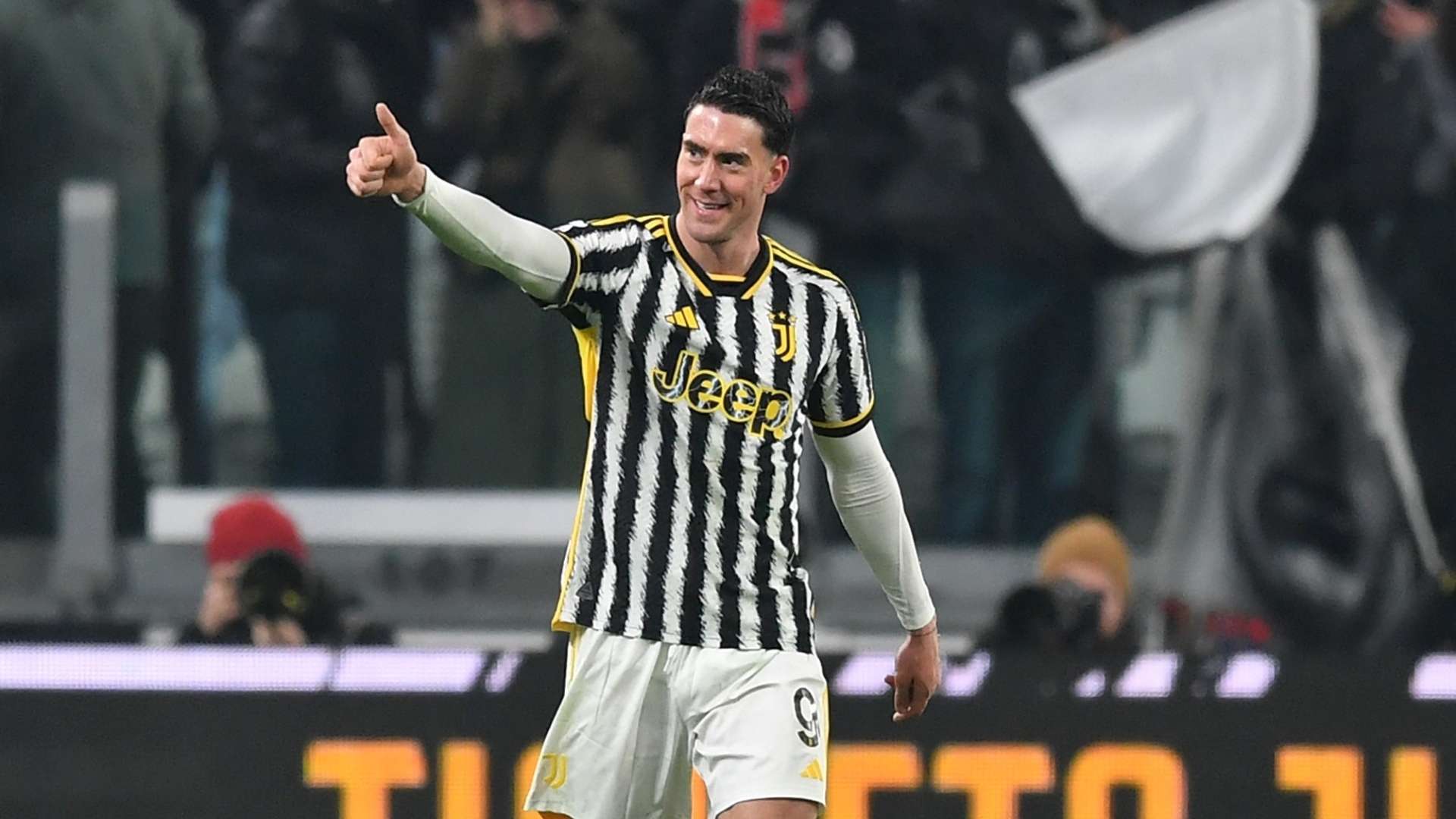 Dusan Vlahovic - Juventus vs Sassuolo Serie A 16012024