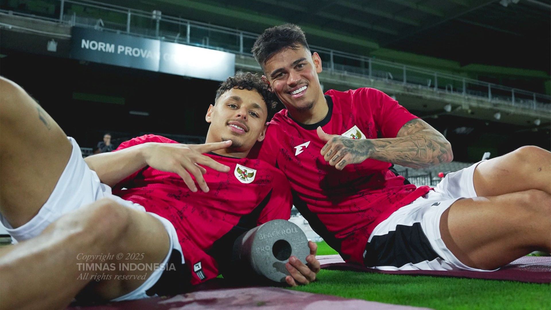 Dean James Mees Hilgers - Latihan timnas Indonesia