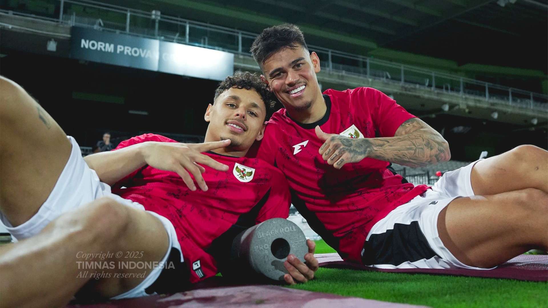 Dean James Mees Hilgers - Latihan timnas Indonesia