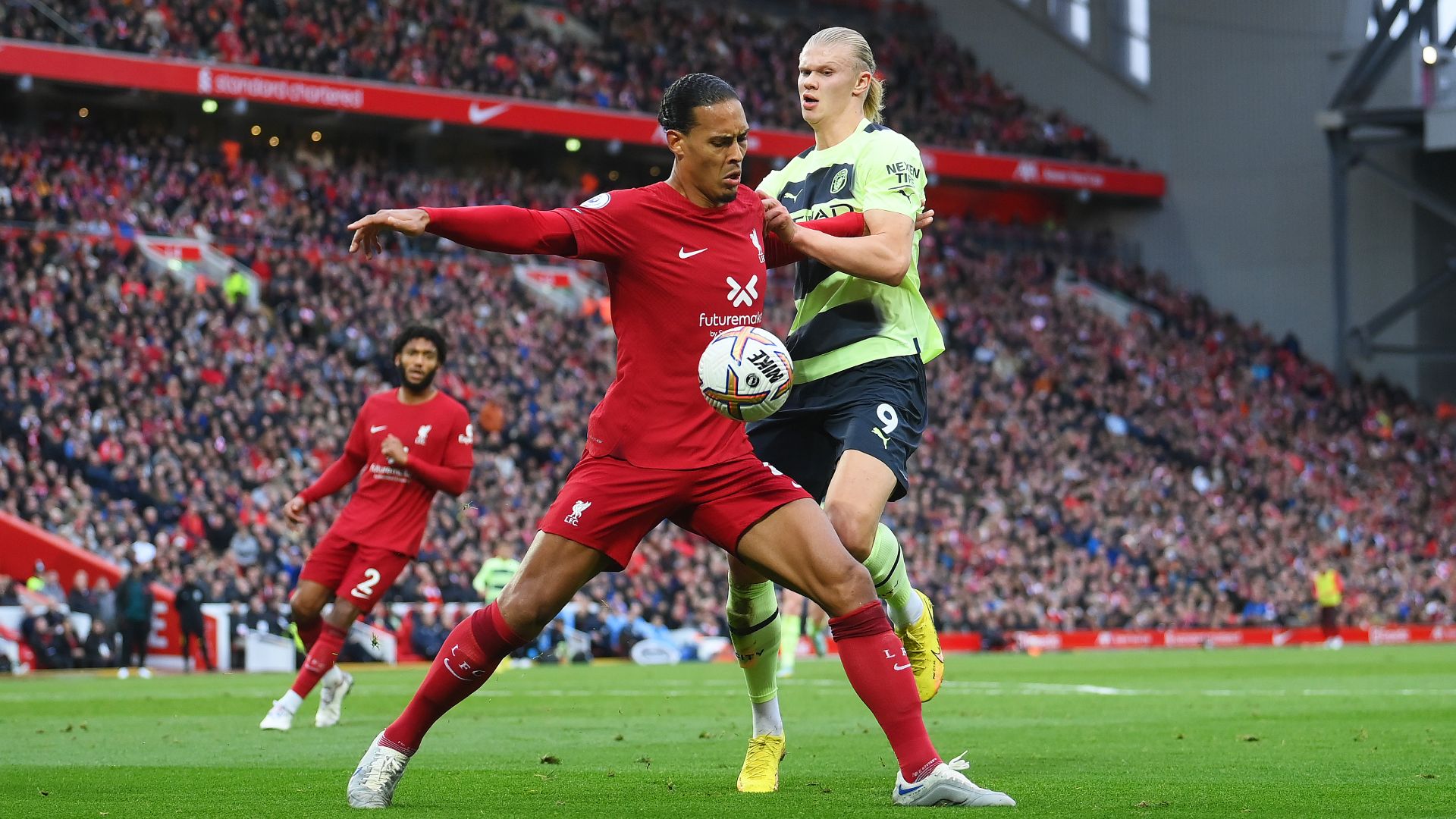 Liverpool Manchester City Van Dijk Haaland