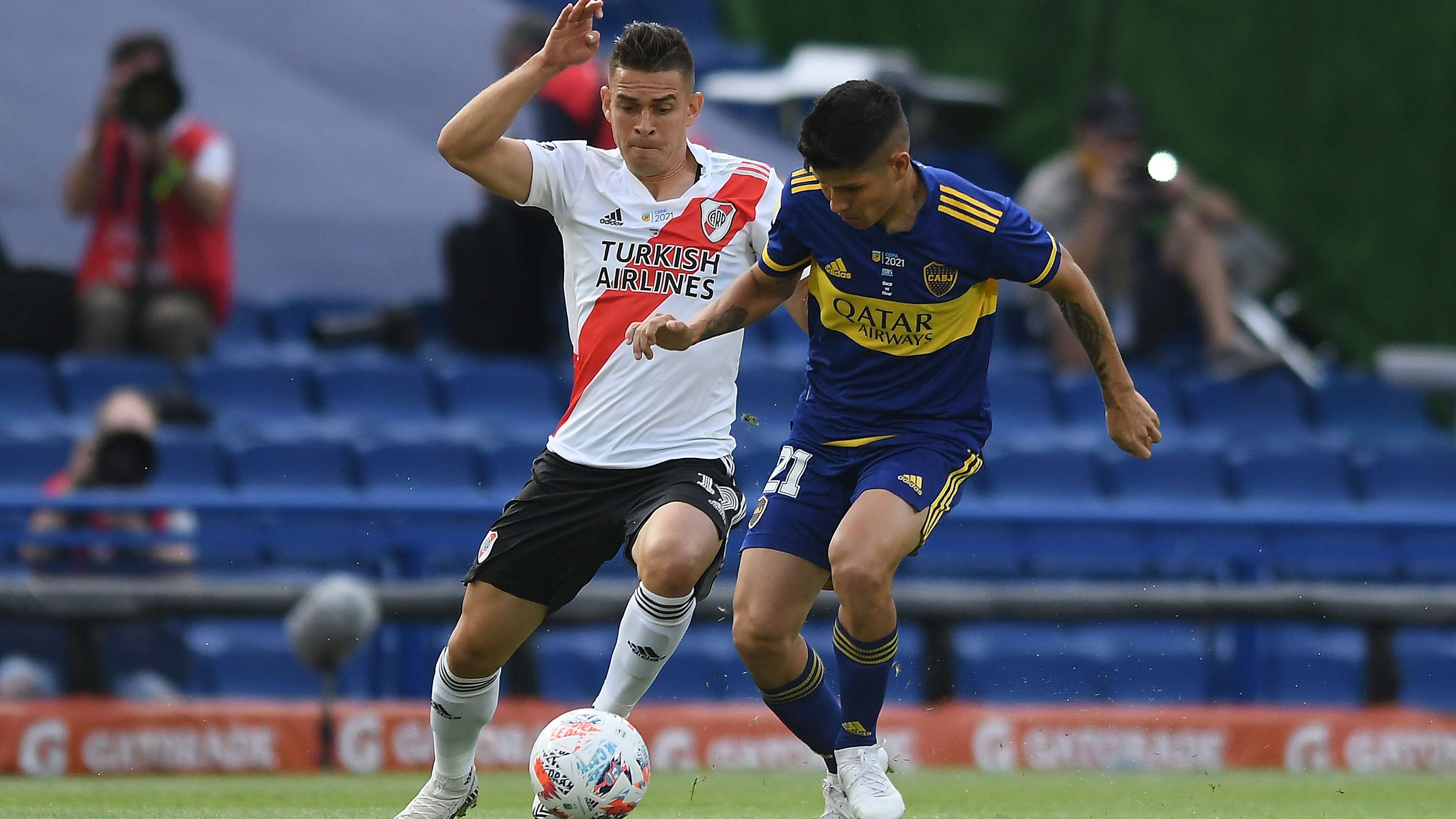 Rafael Borre Jorman Campuzano Boca River Copa Liga Profesional 14032021