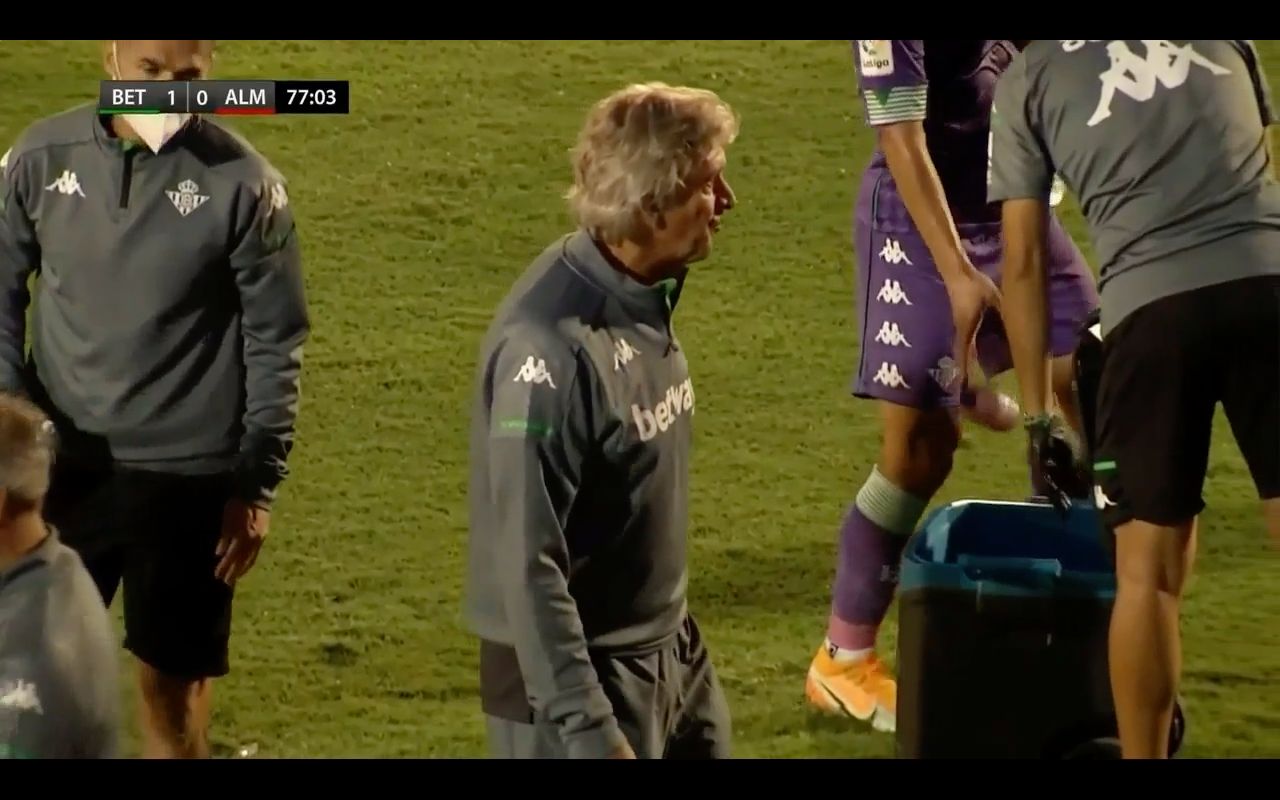 Pellegrini Betis Almería transmisión