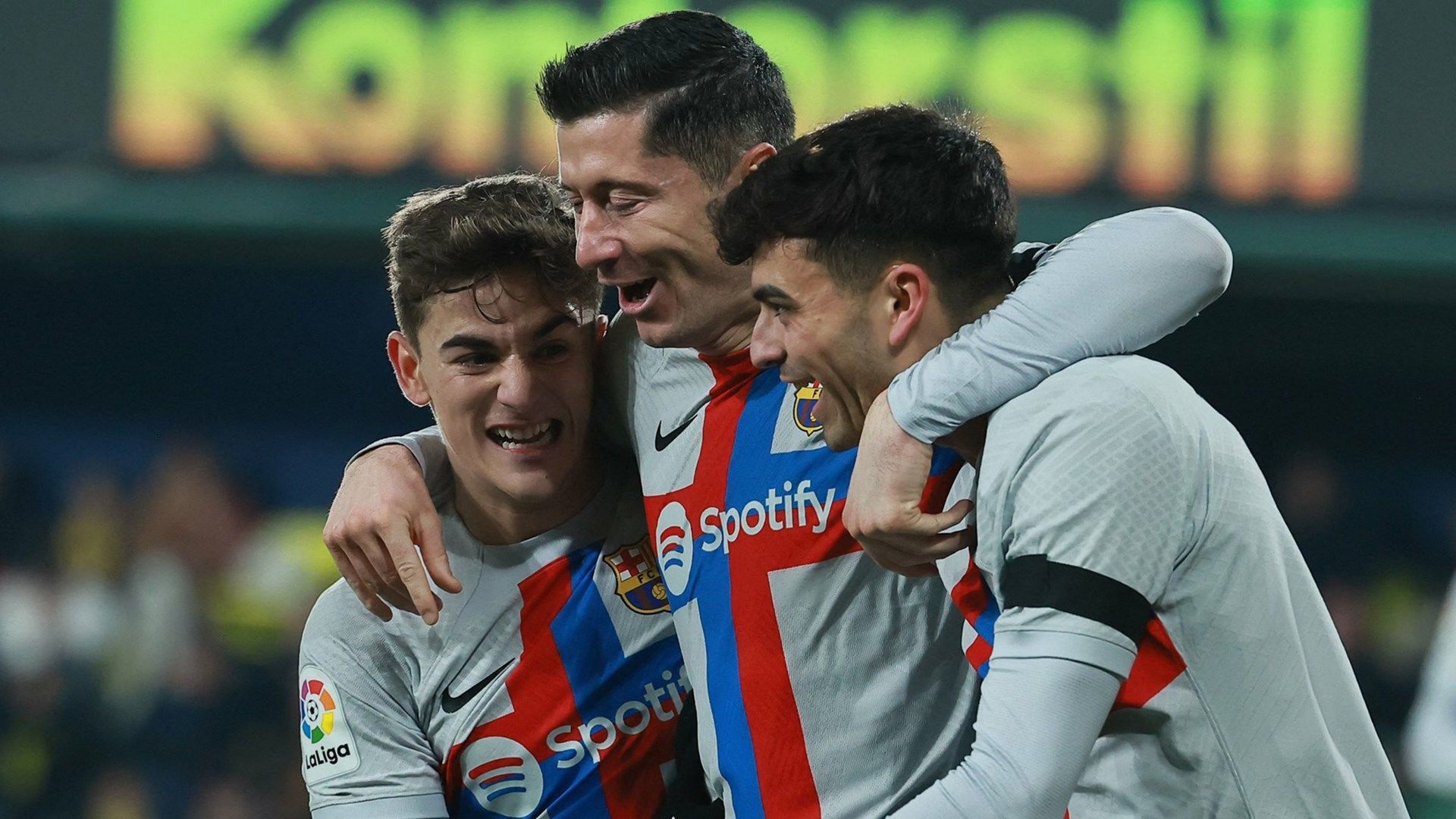 Gavi Robert Lewandowski Pedri Barcelona 2022-23