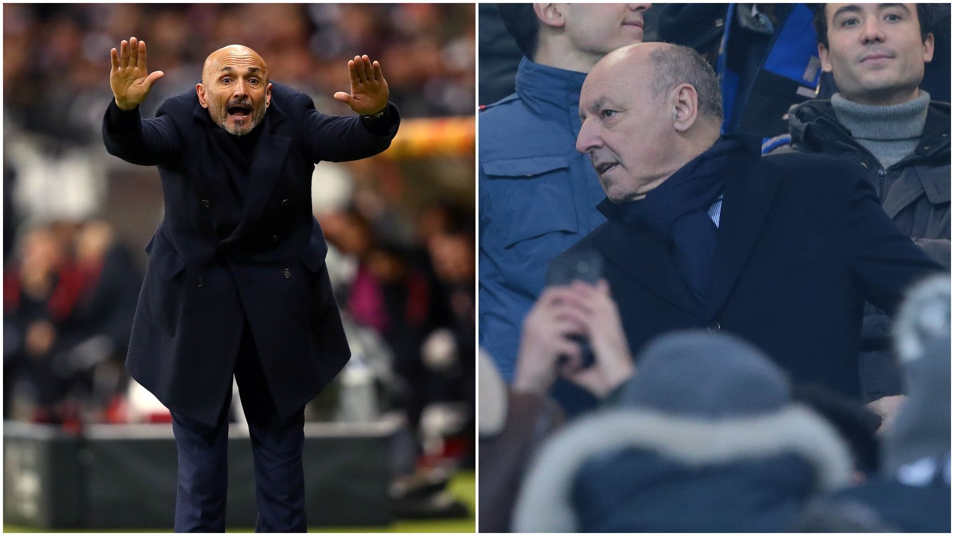 Luciano Spalletti Beppe Marotta