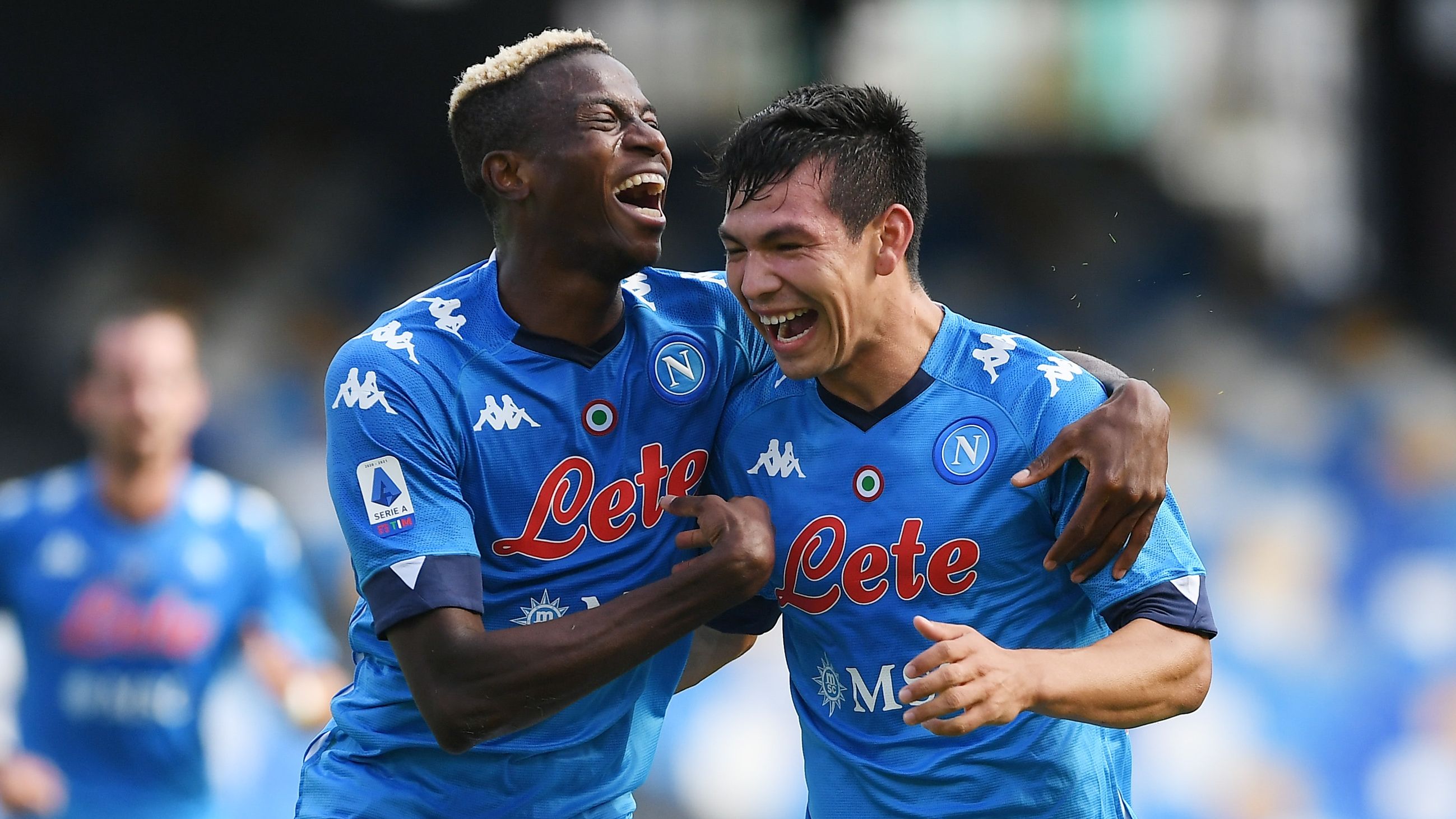 Victor Osimhen Hirving Lozano Napoli 2020-21