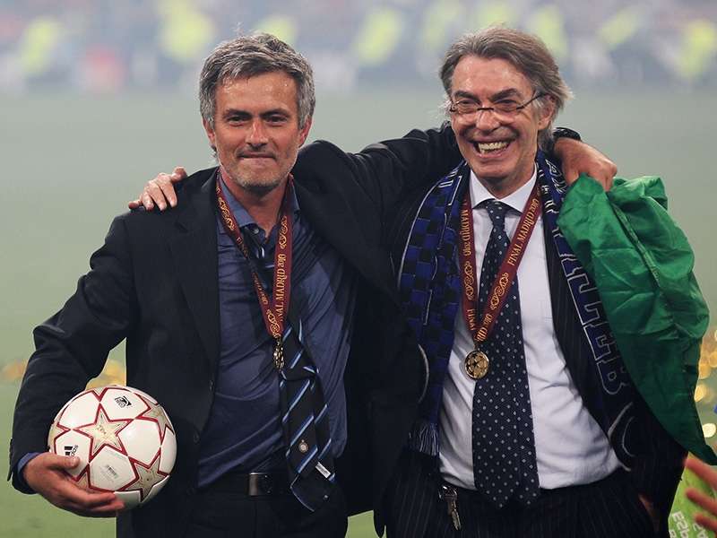 Jose Mourinho Moratti Champions League fina Inter Milan