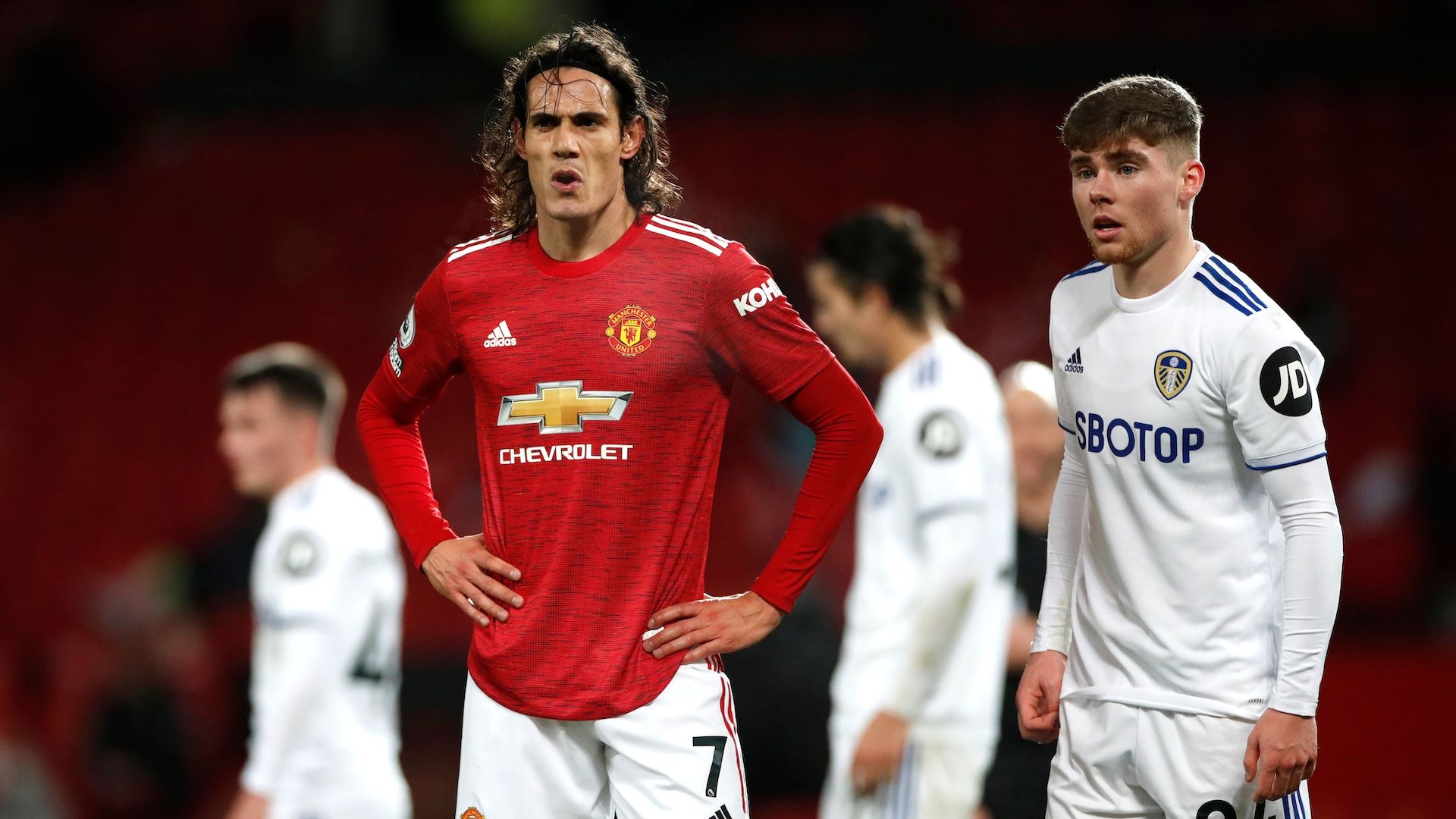 Edinson Cavani vs Leeds United