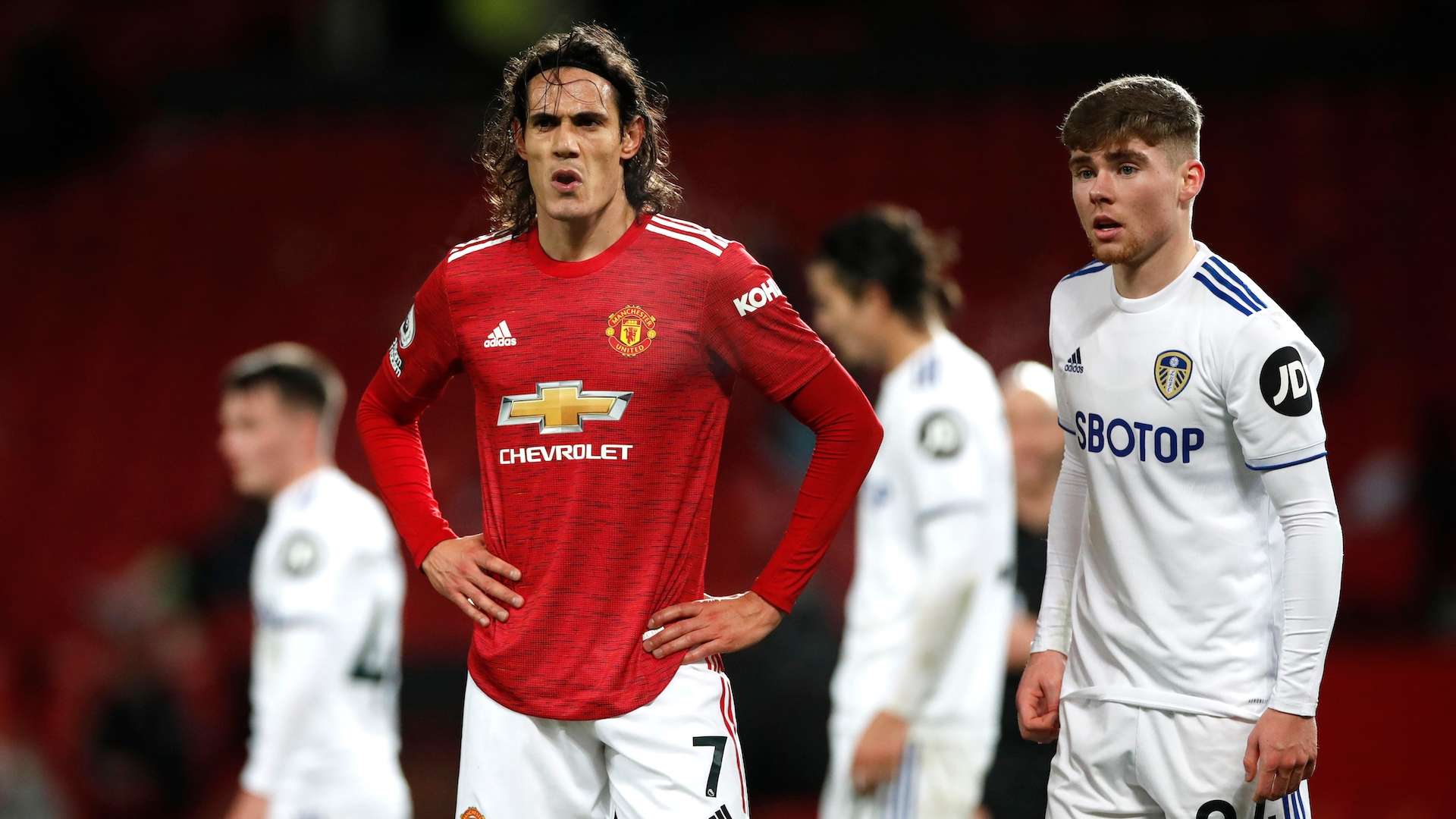 Edinson Cavani vs Leeds United