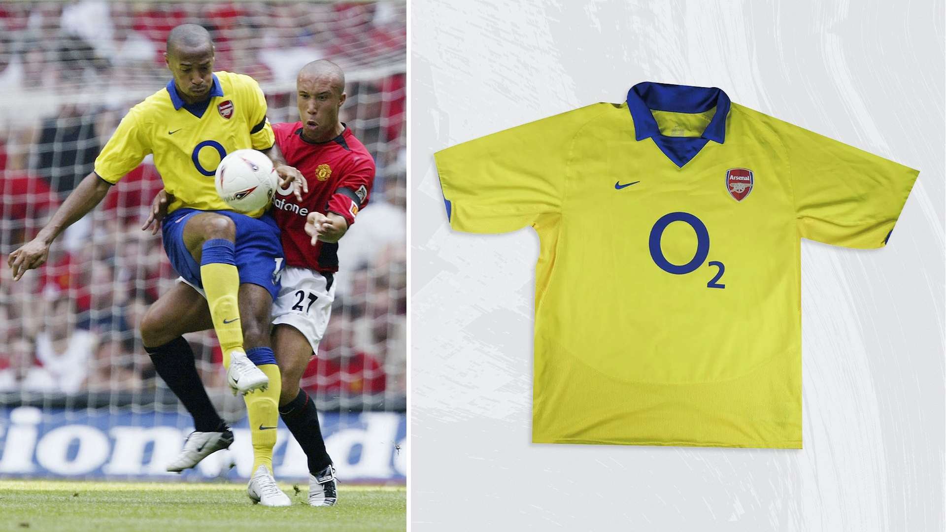 Arsenal away kit 2003-04