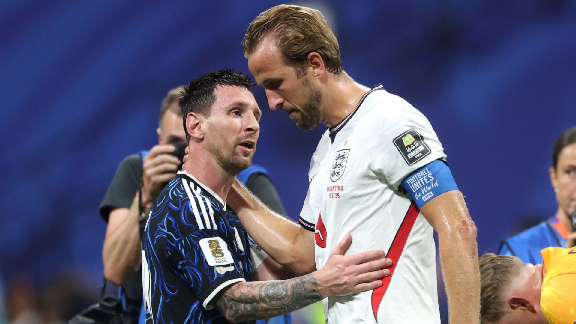 Lionel Messi Harry Kane Argentina England 2026 World Cup