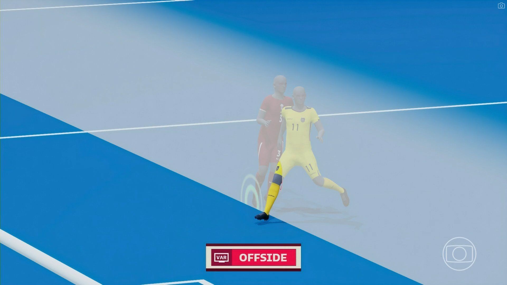 Impedimento Valencia Equador, imagem sistema Fifa, 20112022