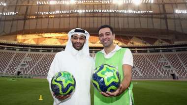 Hassan Al Thawadi Xavi Hernandez Qatar 2018