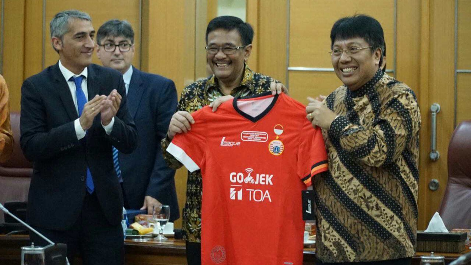 Persija Jakarta, Espanyol & plt Gubernur DKI Jakarta Djarot Saiful Hidayat