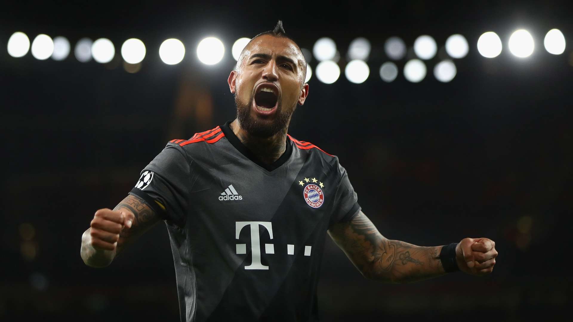 arturo vidal bayern münchen champions league 030717