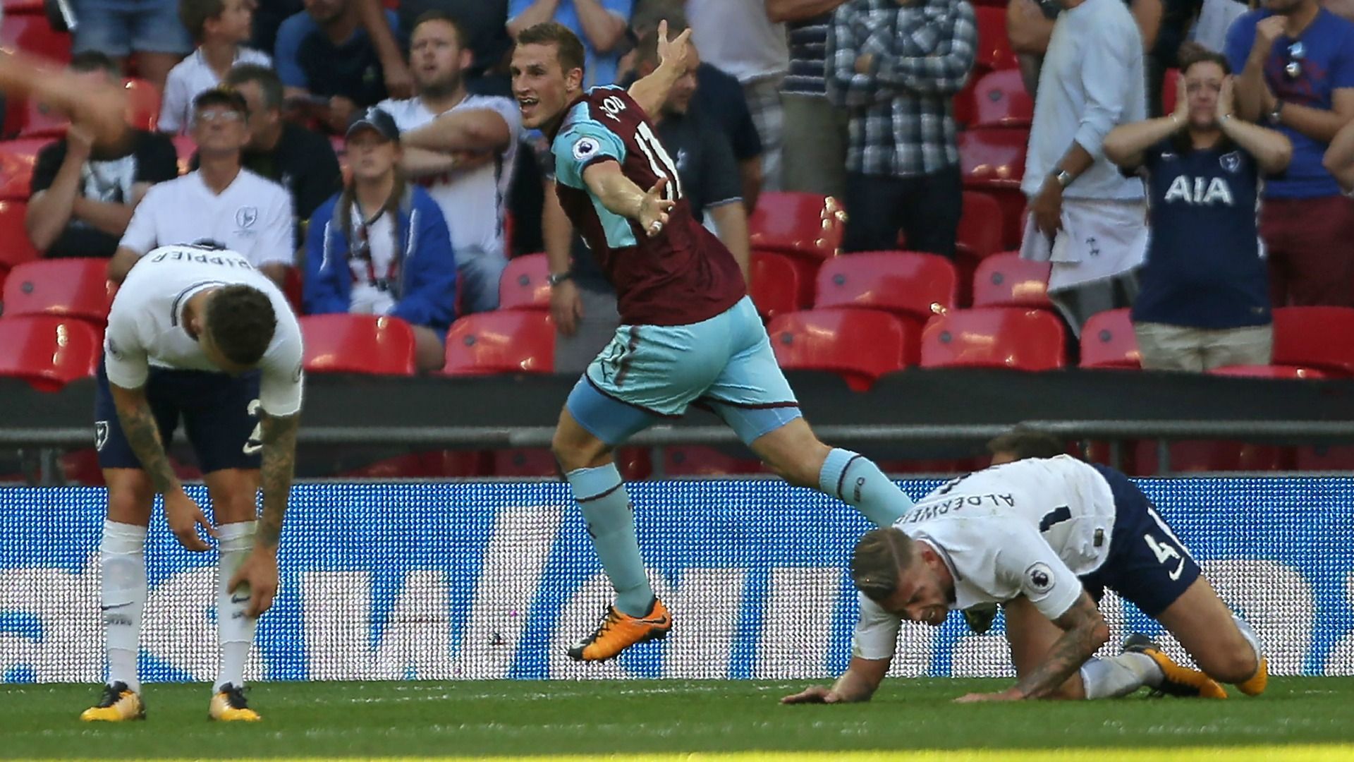 Wood Tottenham Burnley