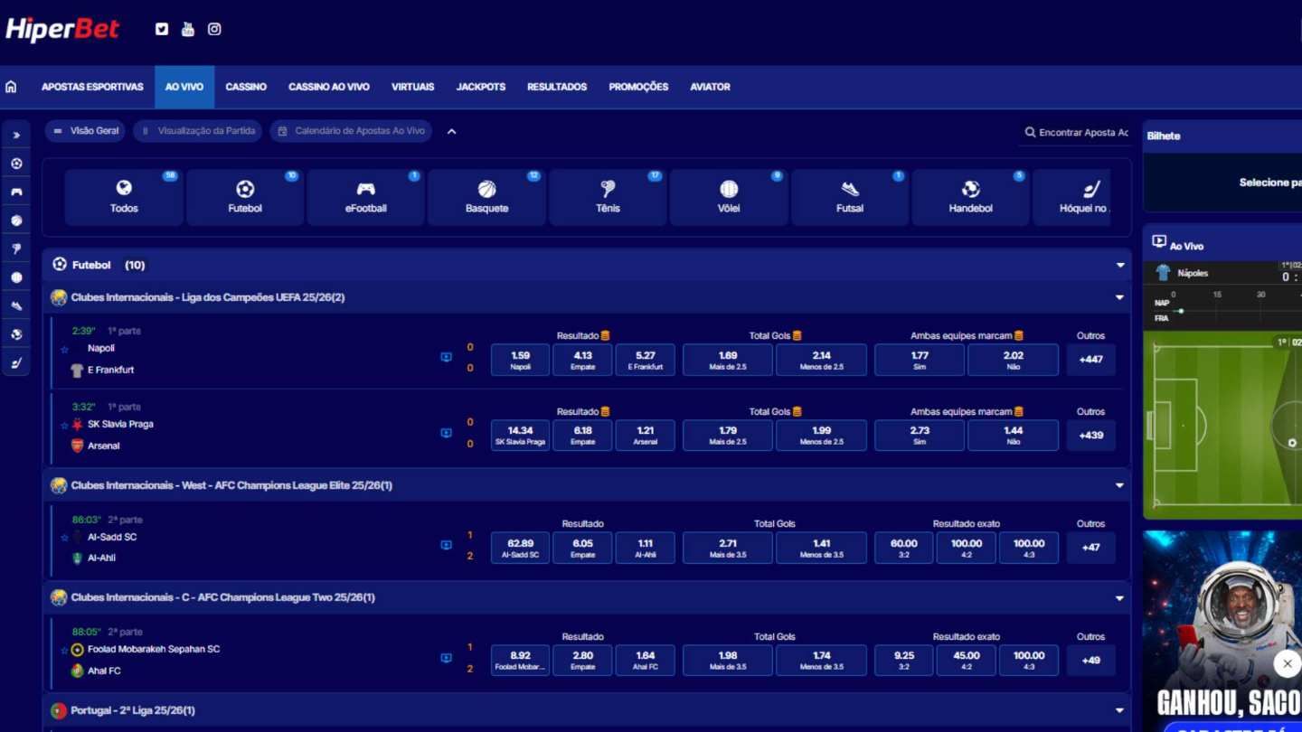 hiperbet apostas ao vivo