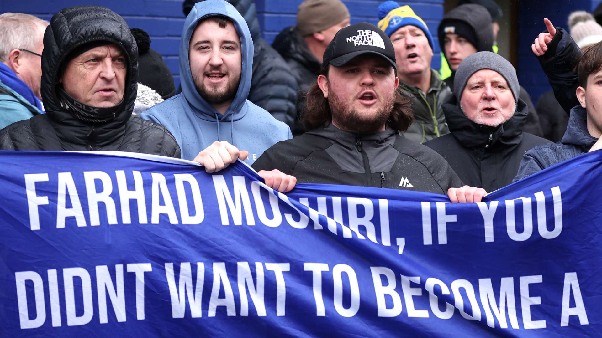 Everton Moshiri protest
