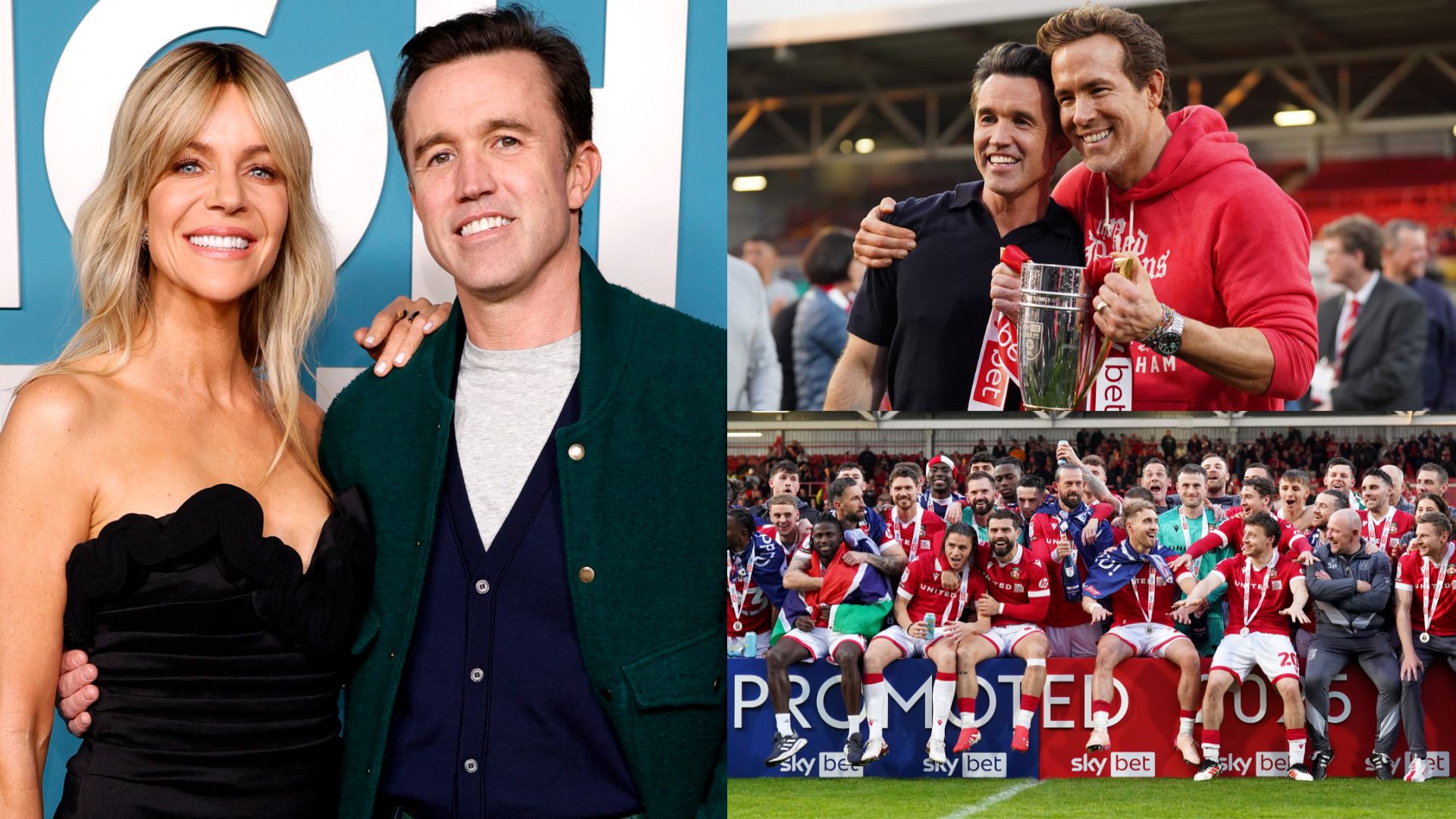 Rob McElhenney Kaitlin Olson Wrexham promotion 2024-25