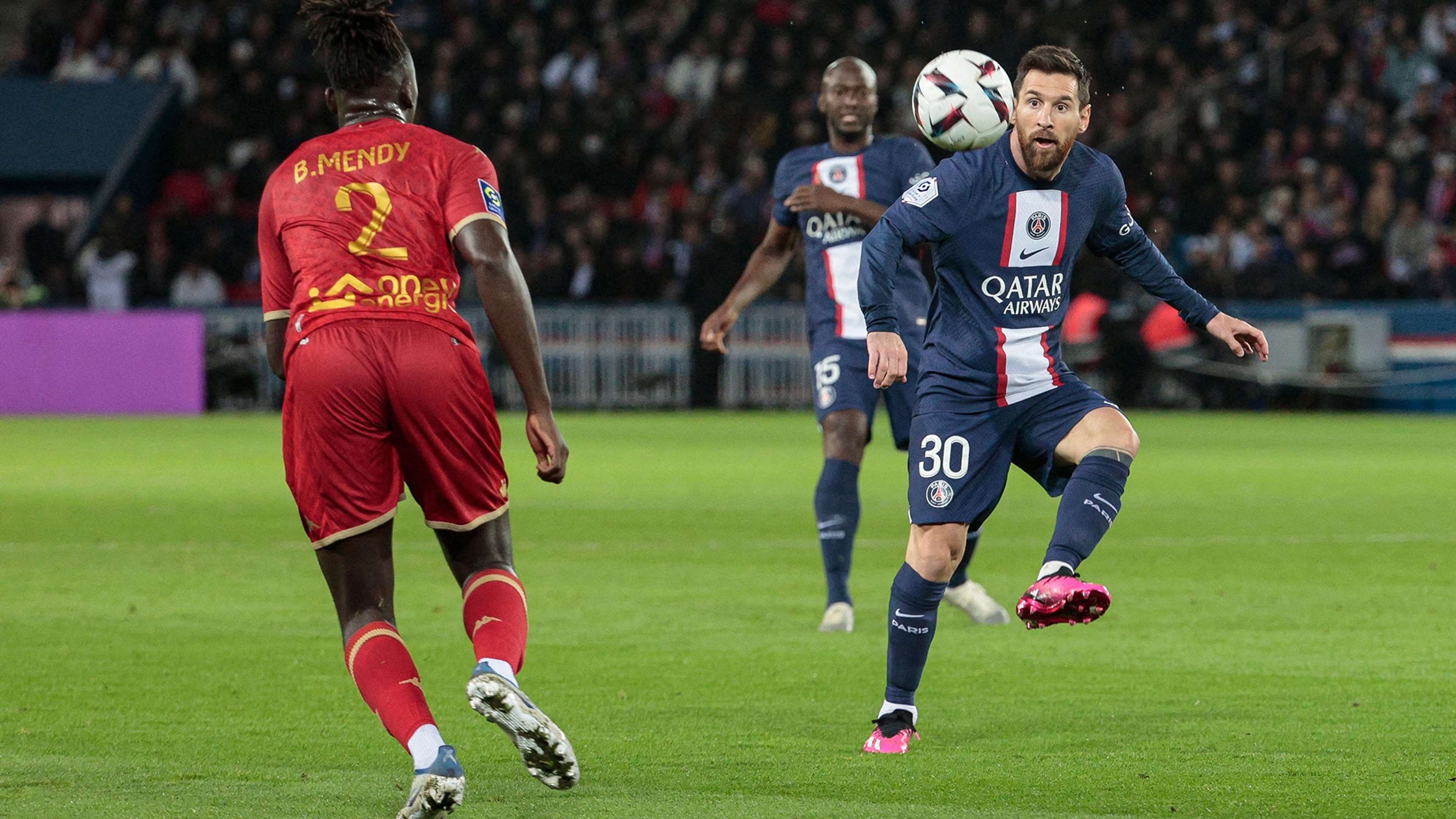 Lionel Messi control PSG Angers Ligue 1 2022-23 