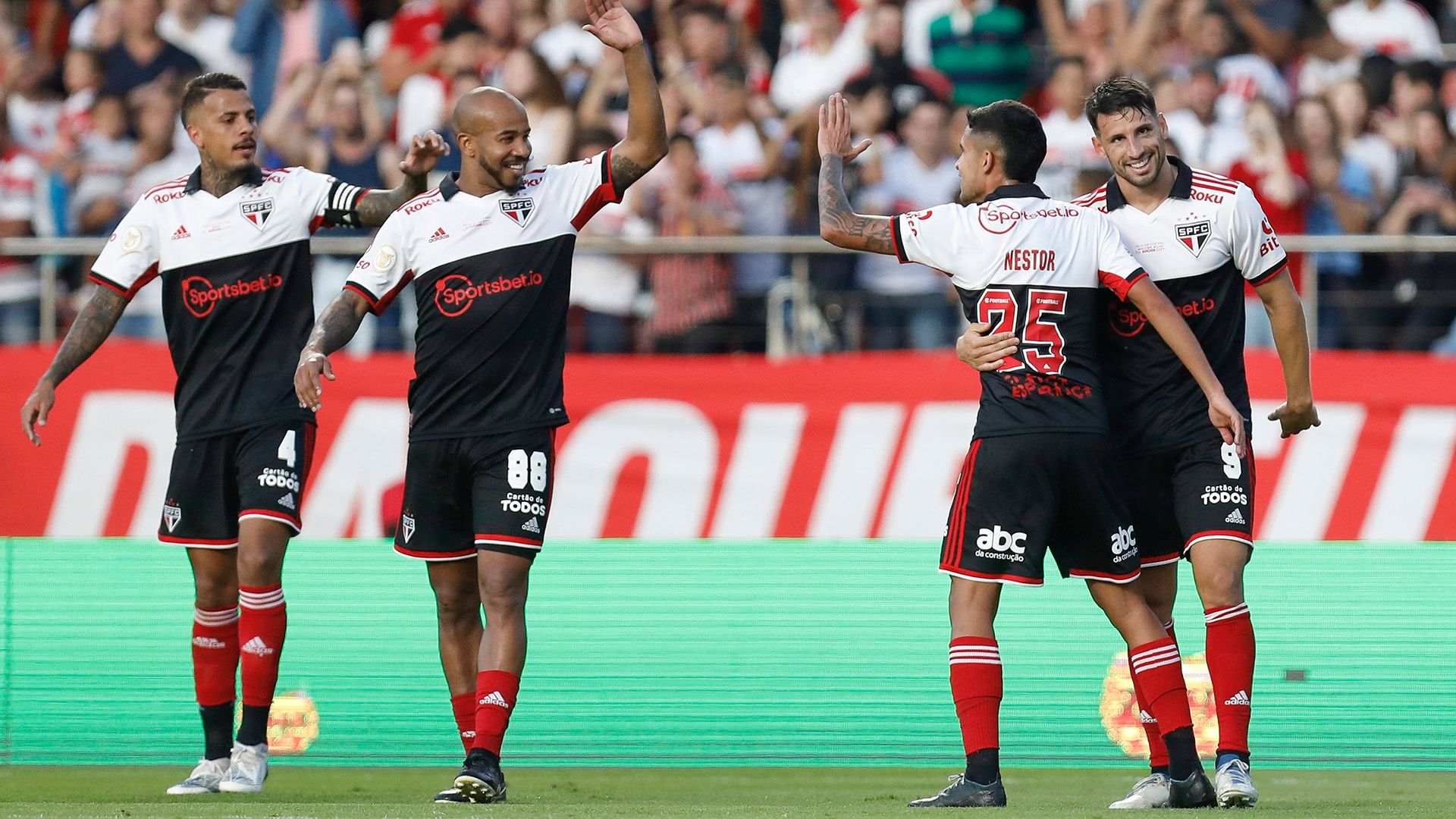 Comemoração, São Paulo x Red Bull Bragantino