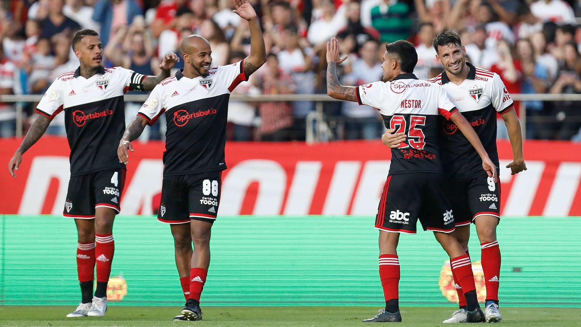 Comemoração, São Paulo x Red Bull Bragantino