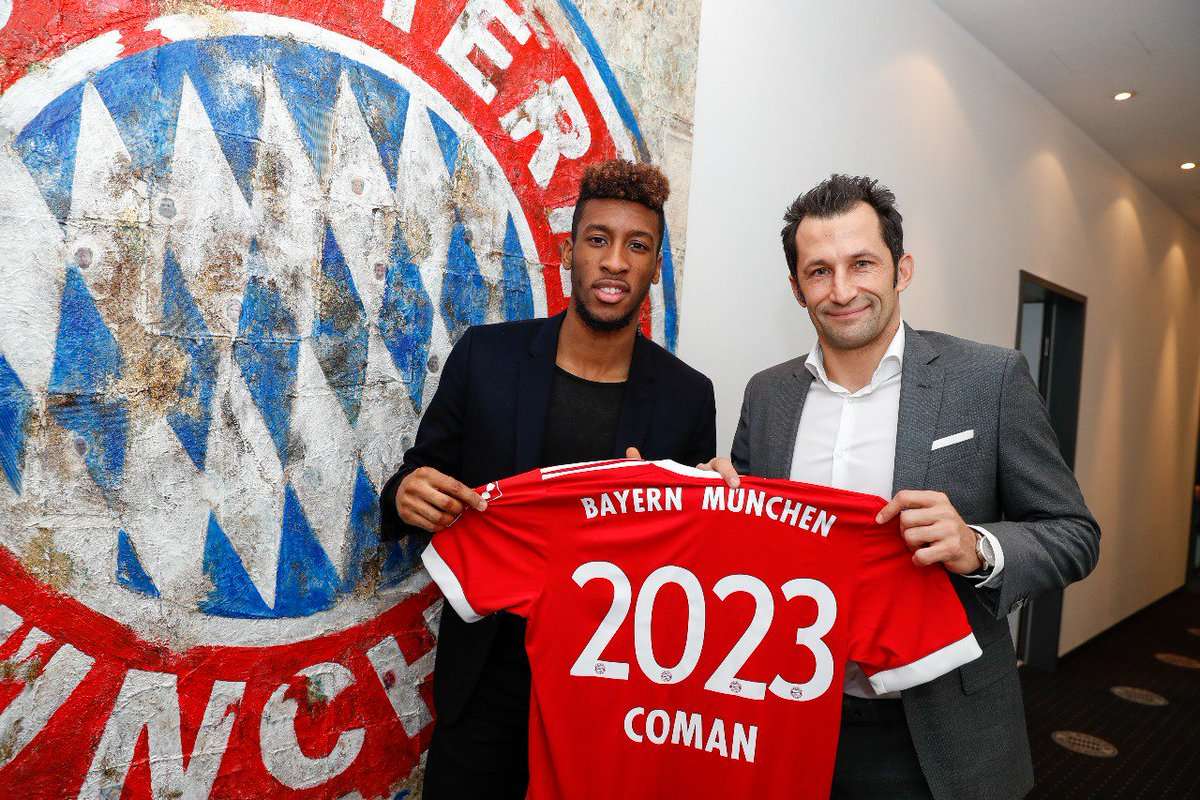 Kingsley Coman Hasan Salihamidzic Bayern Munchen
