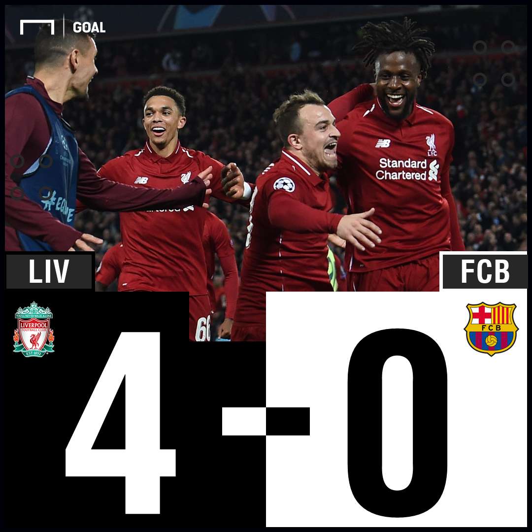 Liverpool Barcelona result graphic