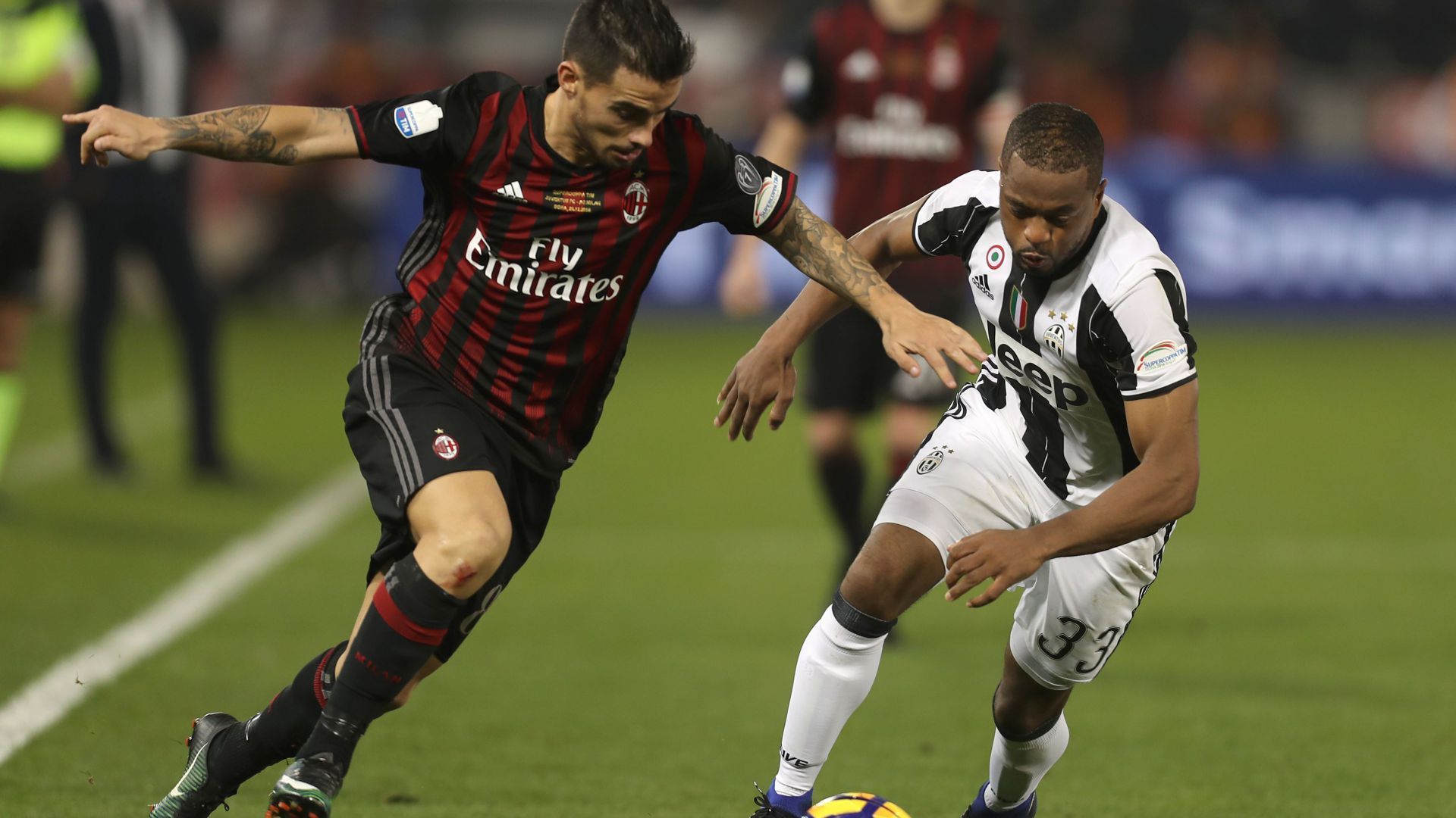 Suso Evra Juventus Milan