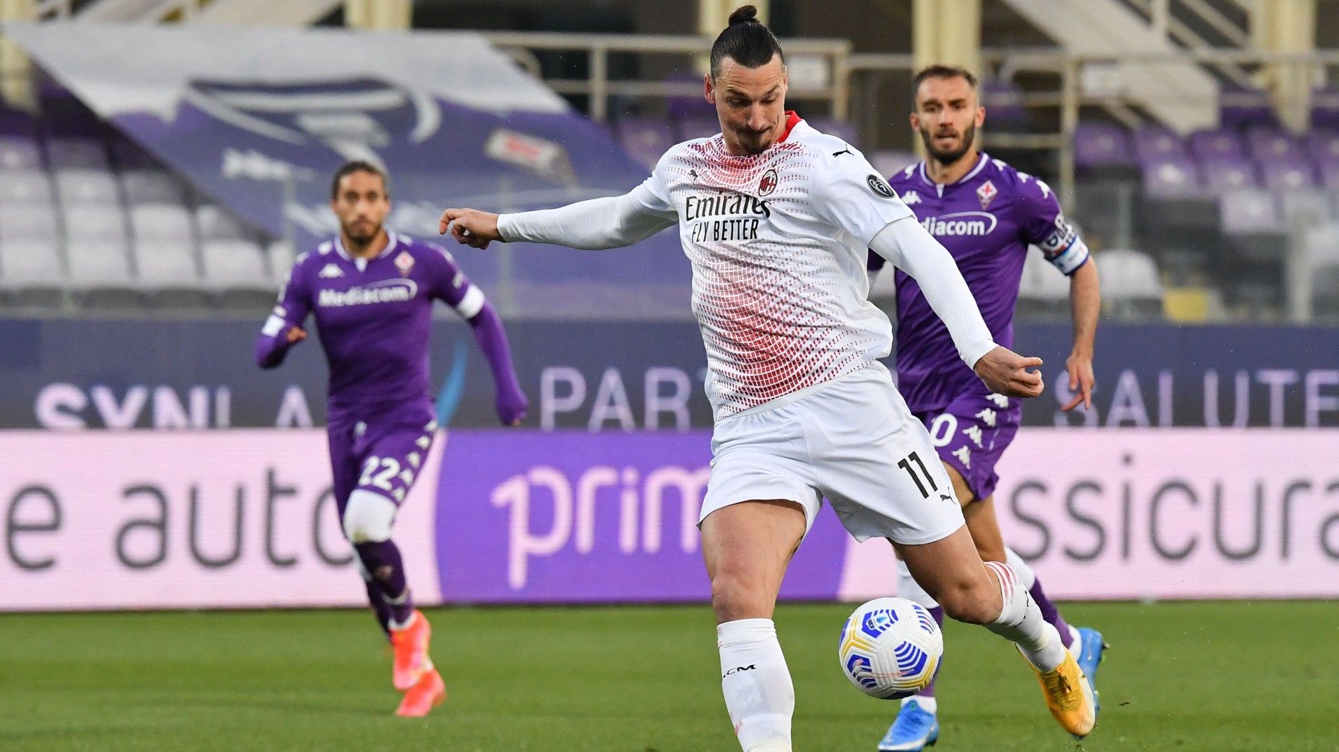 Zlatan Ibrahimovic Fiorentina Milan 21032021