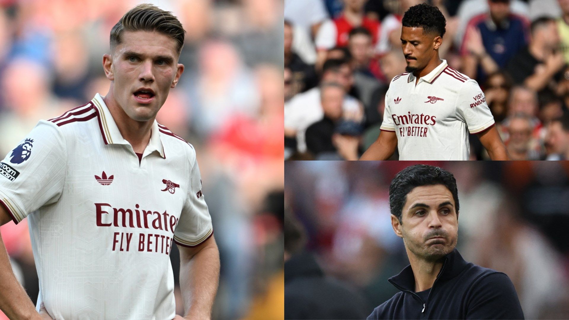 Gyokeres Saliba Arteta Arsenal GFX