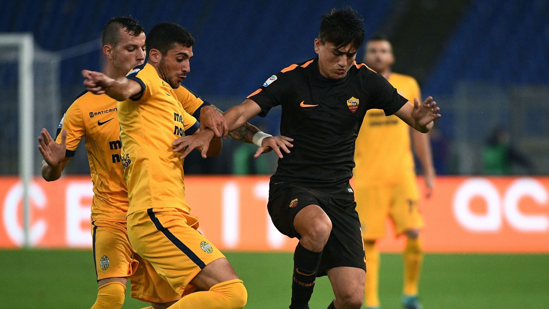 Cengiz Under Roma Verona Serie A 09162017