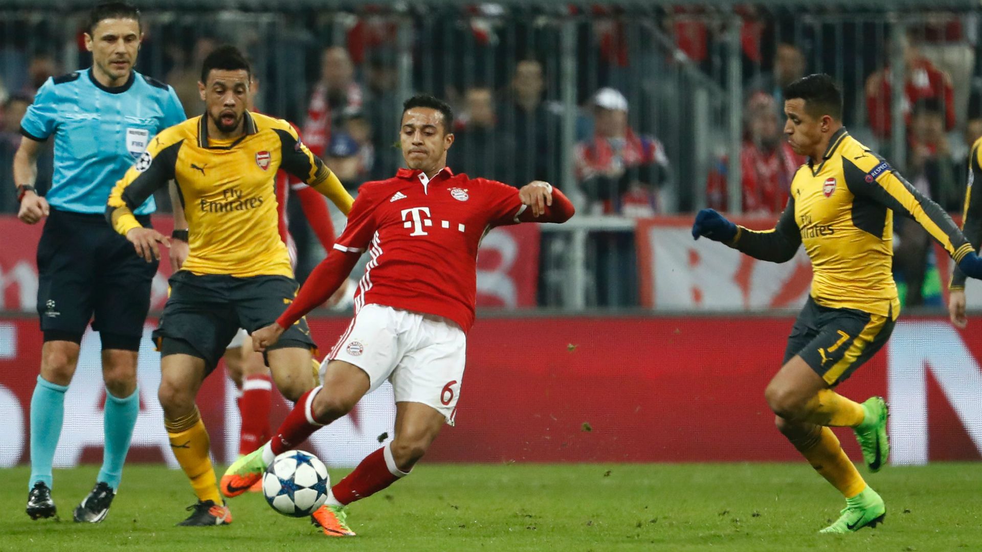 Thiago Alcantara Bayern Munich Arsenal