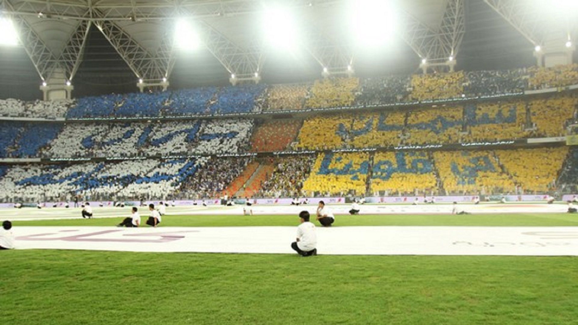 تيفو سلمان الشهامة جماهير النصر والهلال