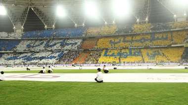 تيفو سلمان الشهامة جماهير النصر والهلال