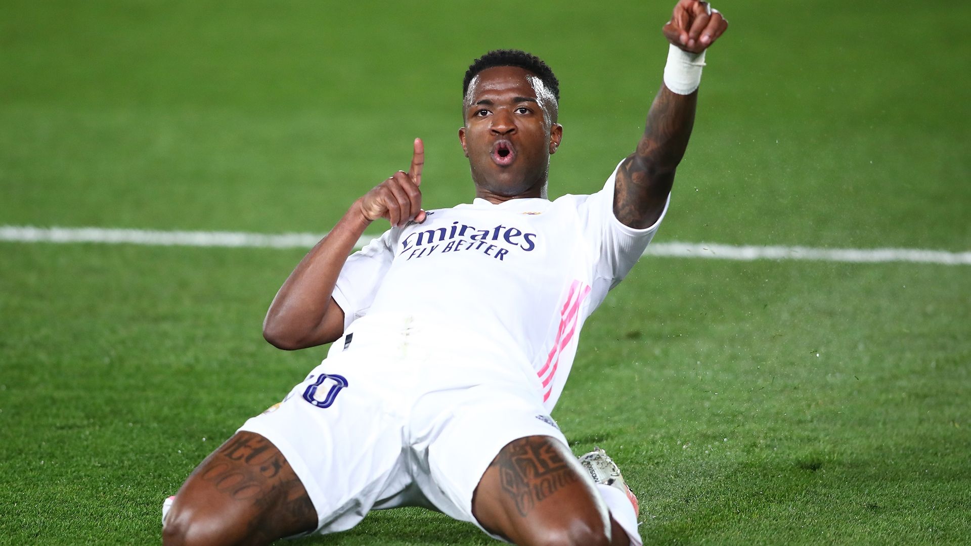 Vinicius Junior Real Madrid Liverpool Champions League 2020-21