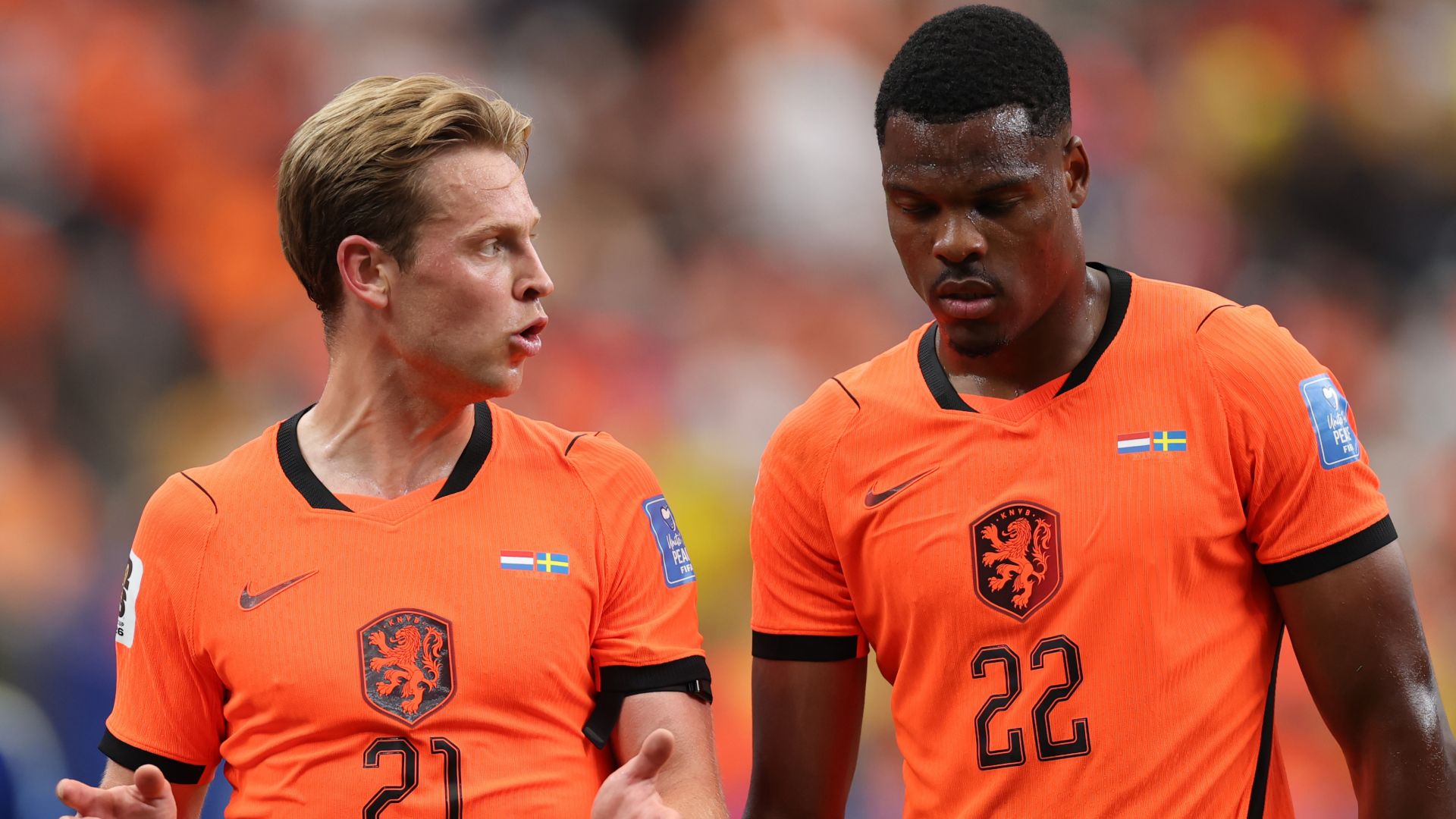 Frenkie de Jong Denzel Dumfries Netherlands 2026 World Cup