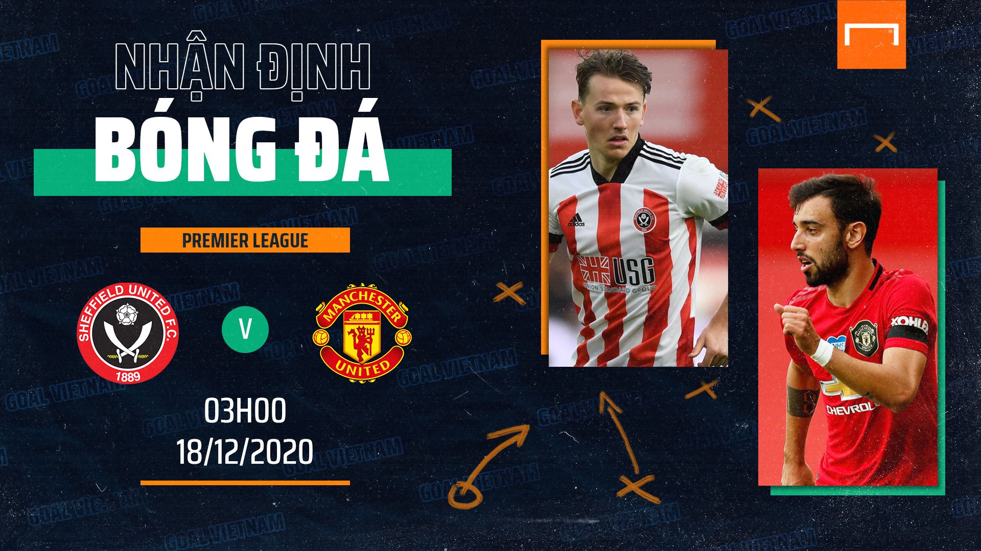 Preview Sheffield United vs Manchester United Premier League 2020/21 GFX