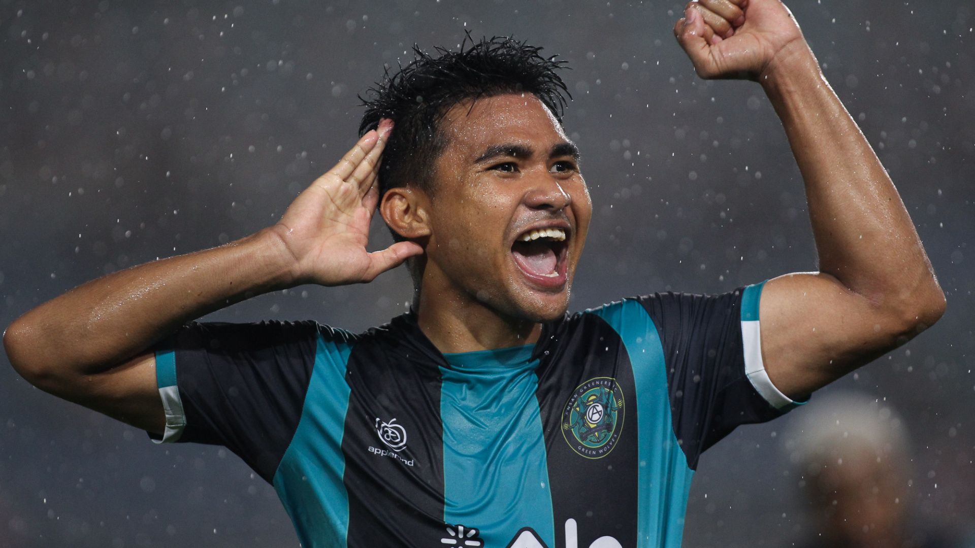 Selebrasi Asnawi Mangkualam Bahar-Ansan Greeners