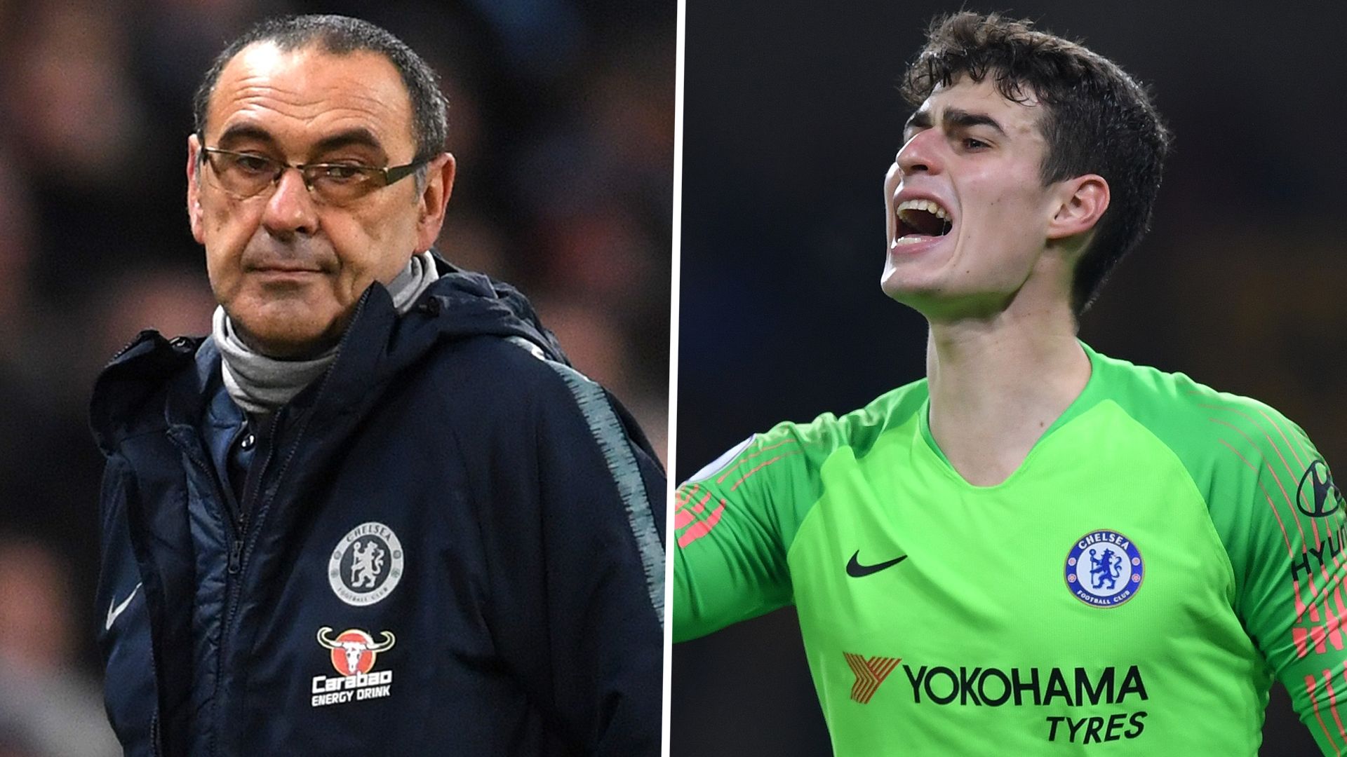 Maurizio Sarri Kepa Chelsea