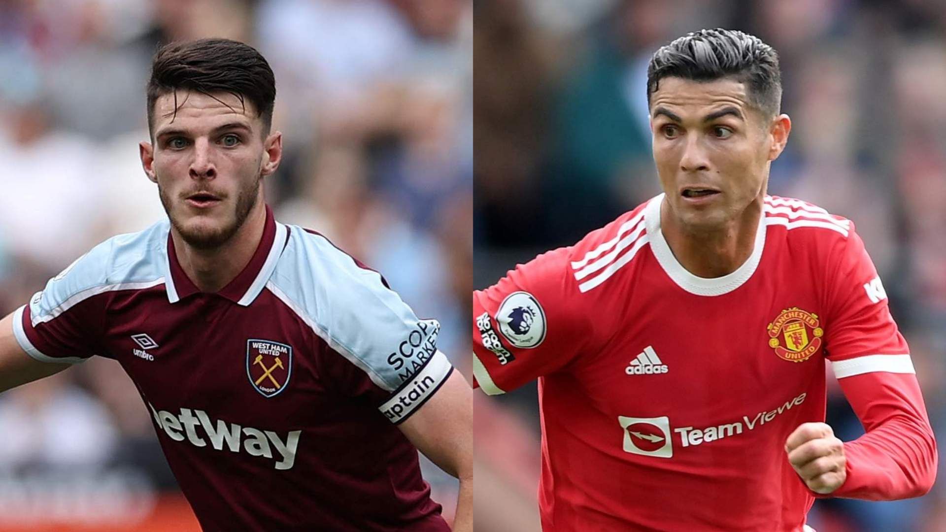 Declan Rice West Ham Cristiano Ronaldo Manchester United