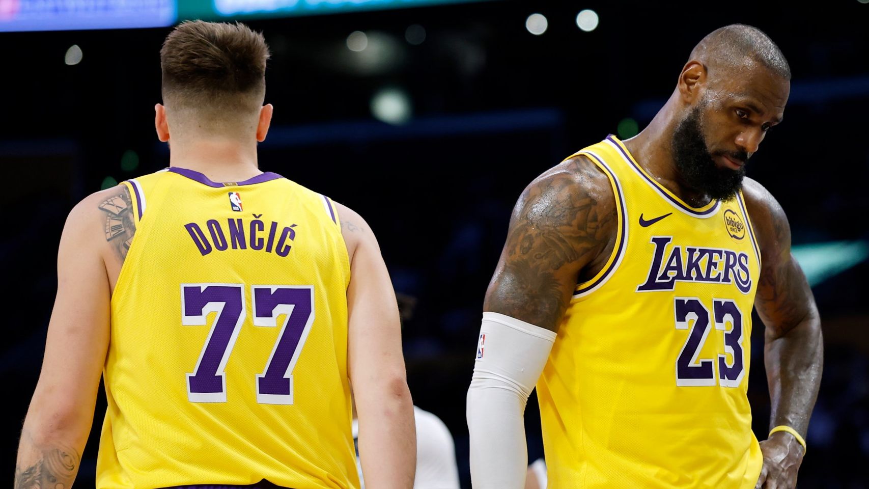 Lebron James Luka Doncic Lakers 2025 HIC 2:1