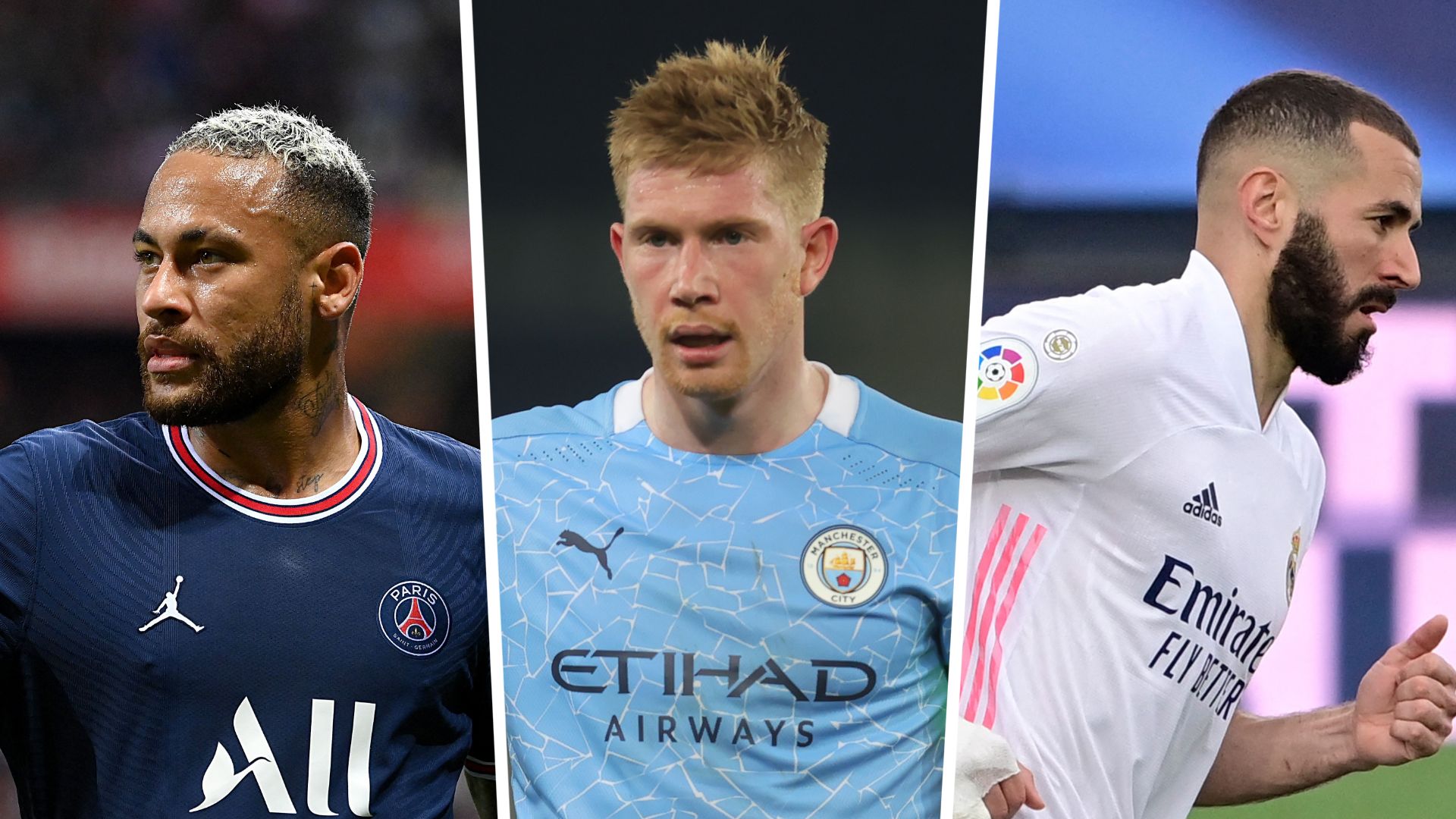 Neymar De Bruyne Benzema