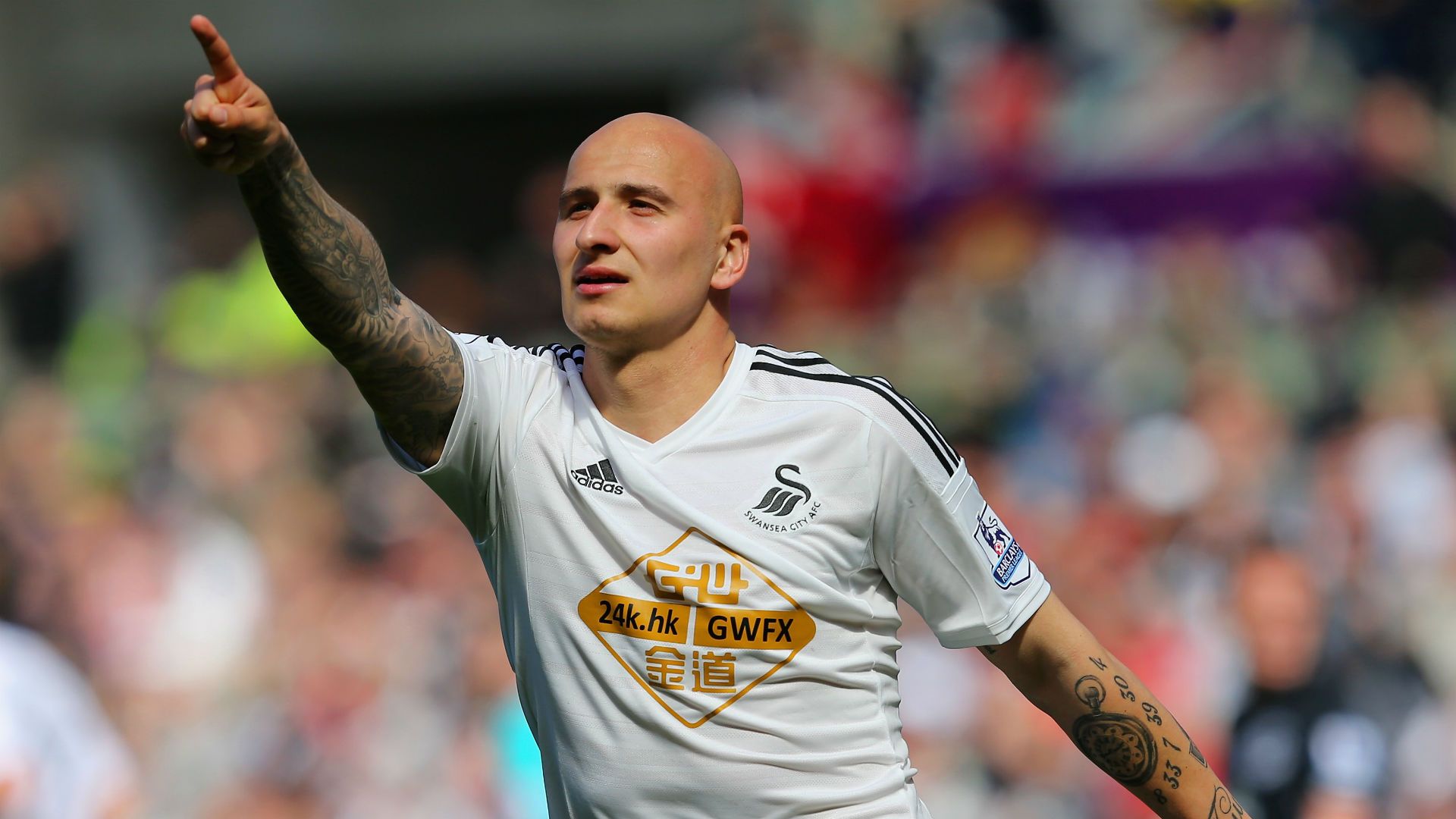 Jonjo Shelvey Premier League Swansea v Everton 110415