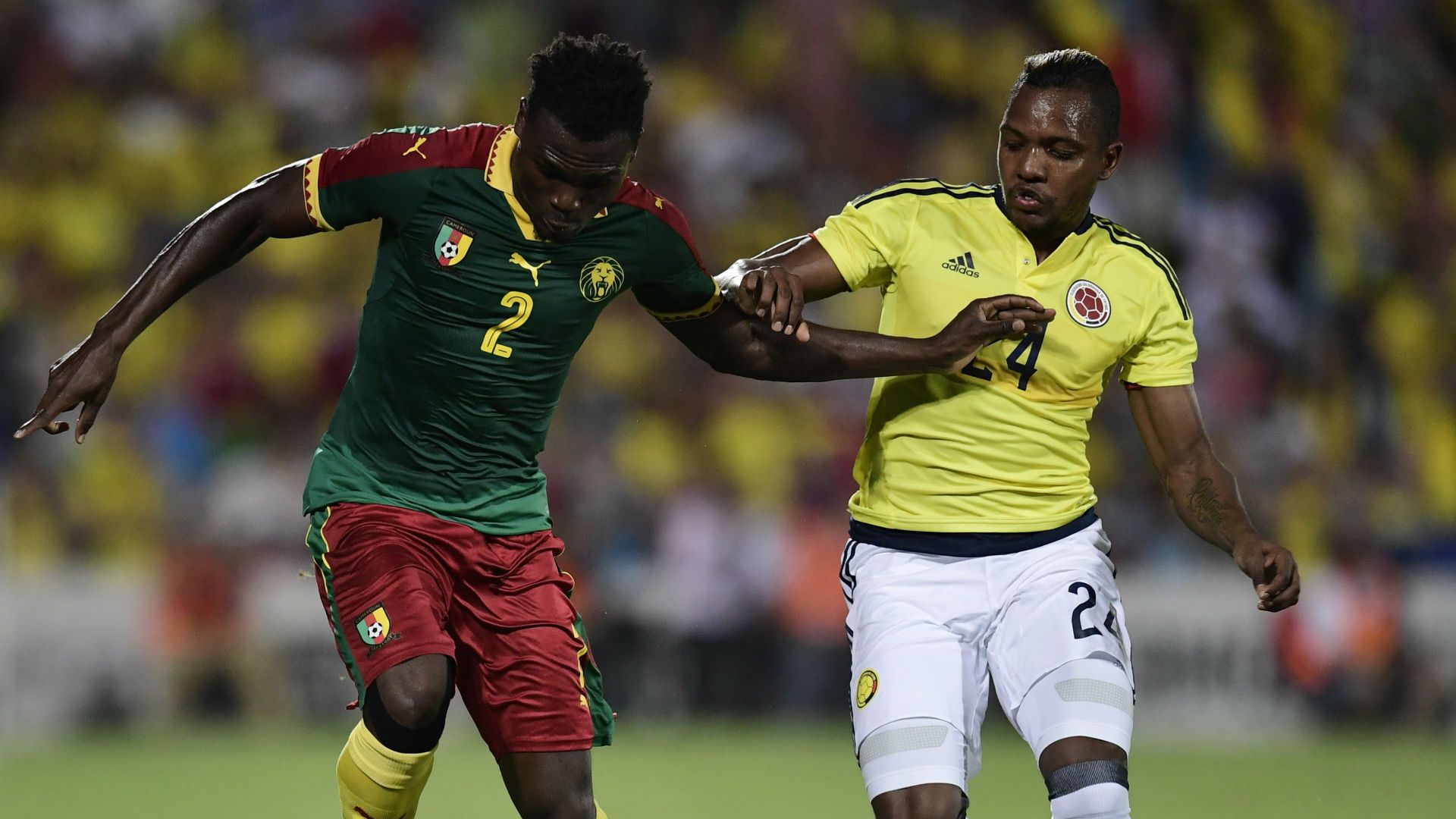 José Izquierdo Colombia Camerún 2017