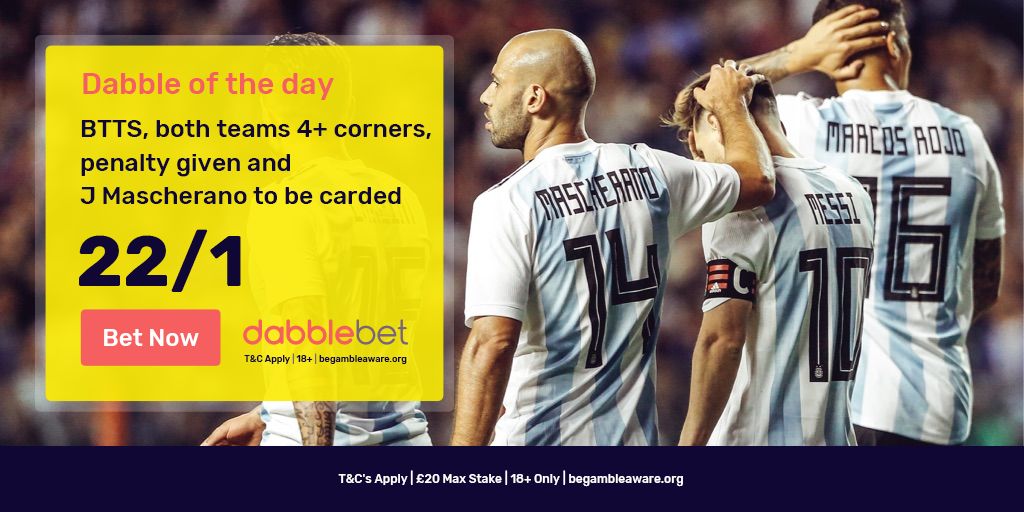 dabble of the day Argentina v Croatia