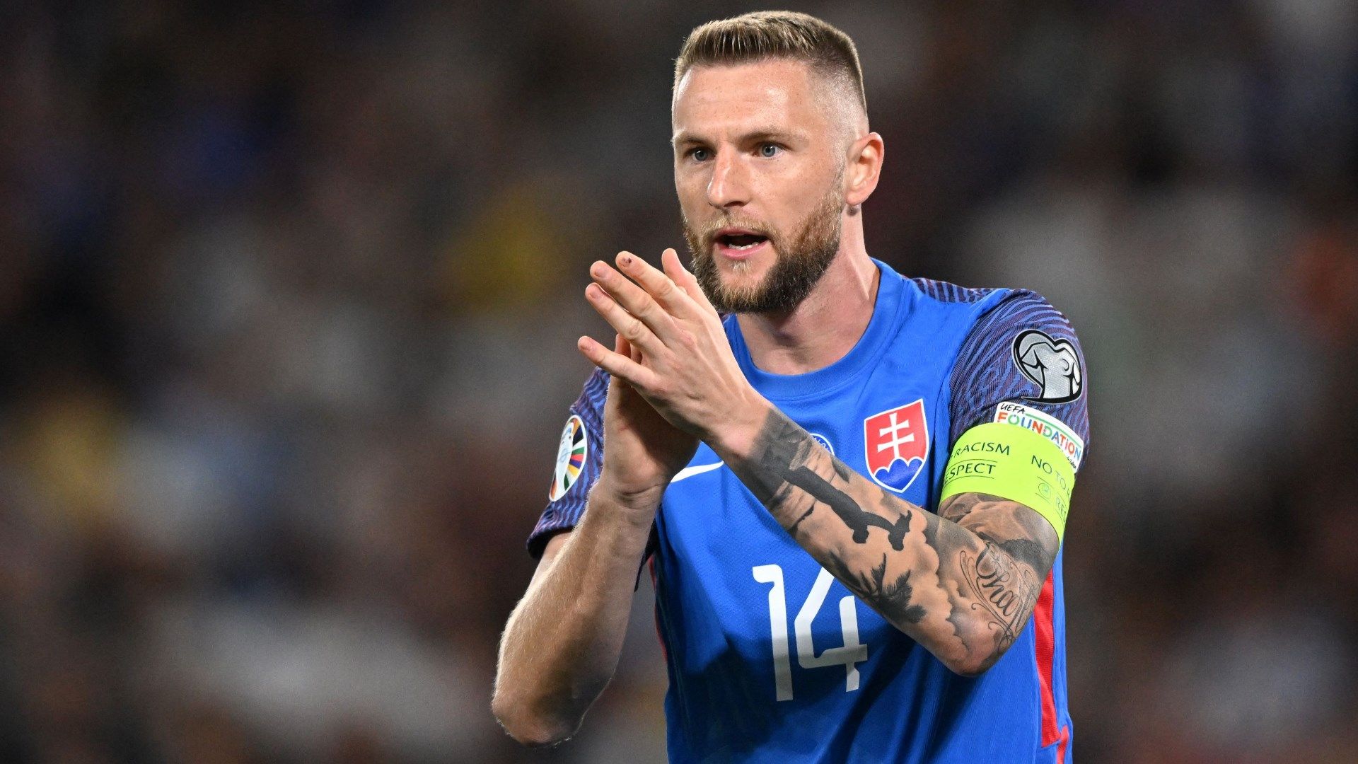 Milan Skriniar Slovakia Euro 2024 qualifying
