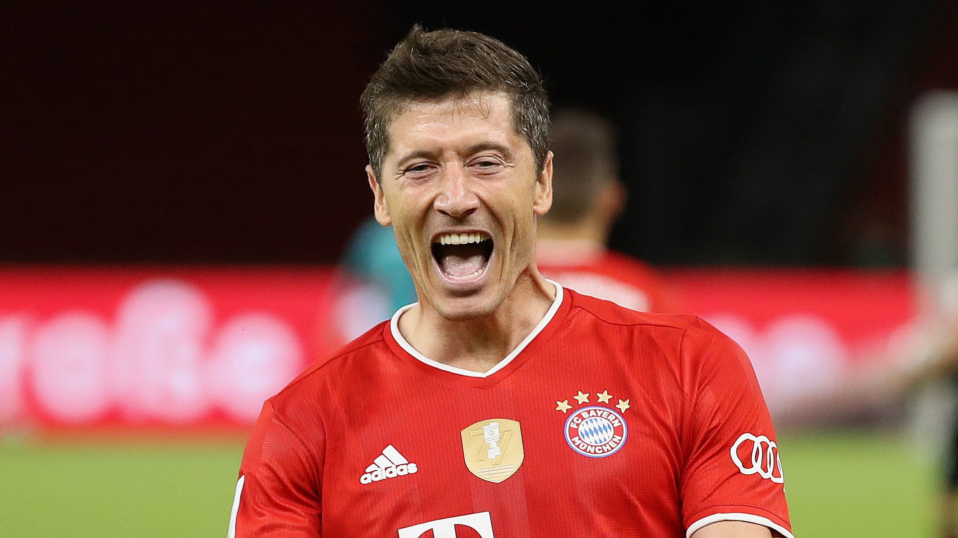 Robert Lewandowski Bayer Leverkusen vs Bayern Munich DFB Pokal final 2019-20